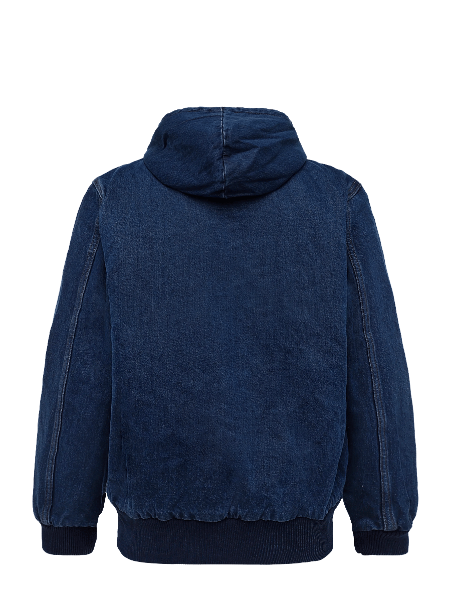 Levi's® - POTRERO DENIM HOODY TURN ME UP - fodrade jeansjackor - dark indigo - worn in - 1