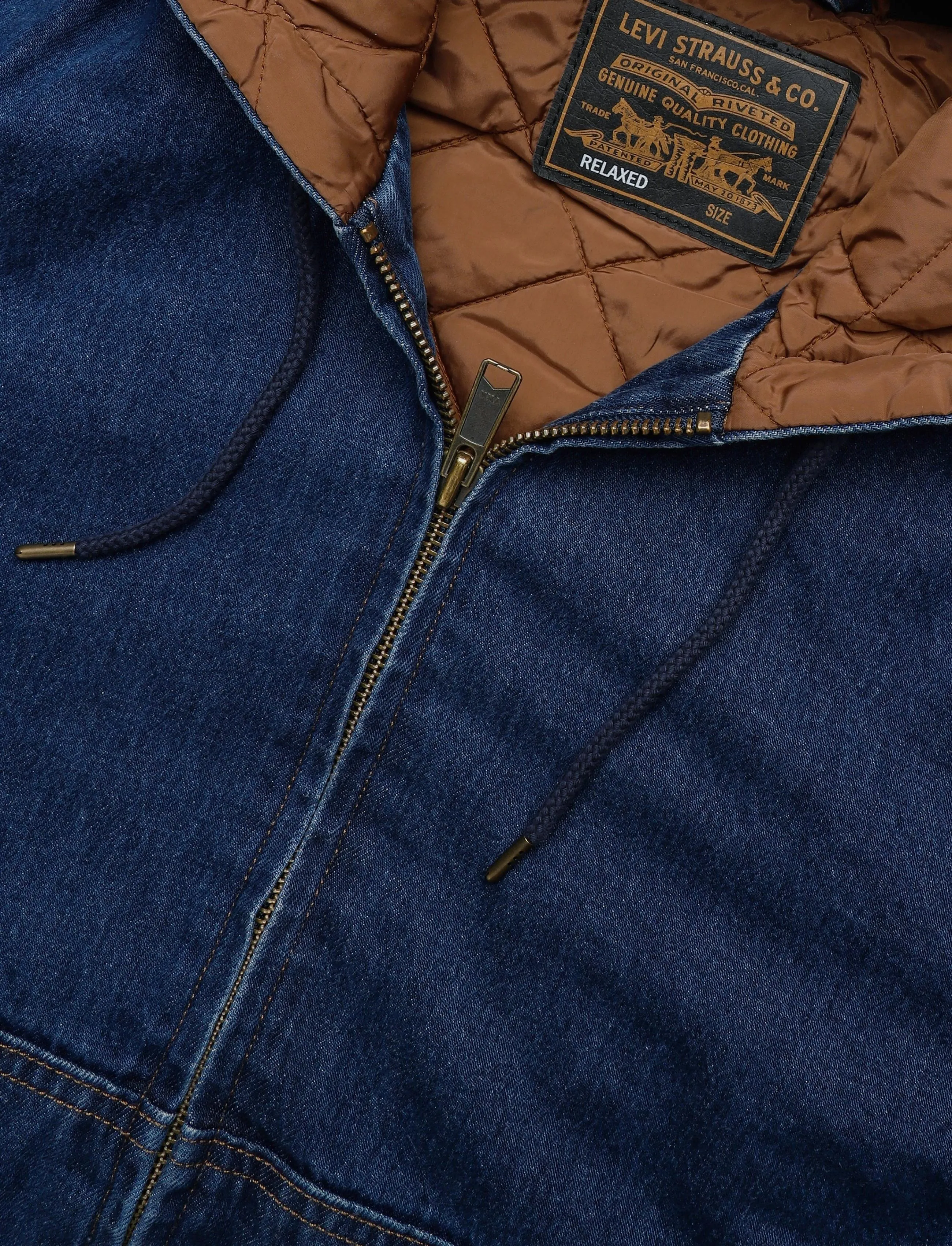 Levi's® - POTRERO DENIM HOODY TURN ME UP - fodrade jeansjackor - dark indigo - worn in - 2
