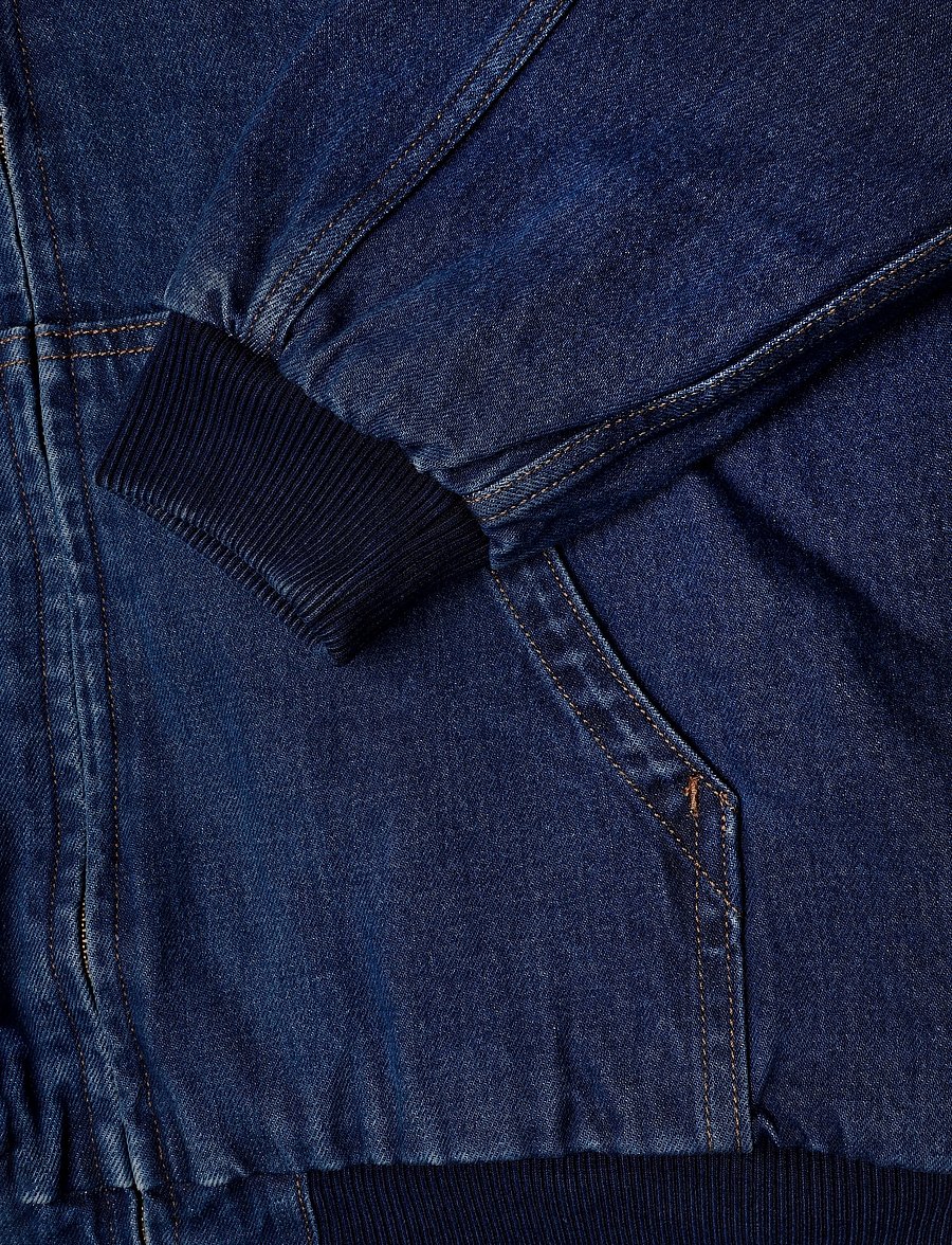 Levi's® - POTRERO DENIM HOODY TURN ME UP - fodrade jeansjackor - dark indigo - worn in - 3