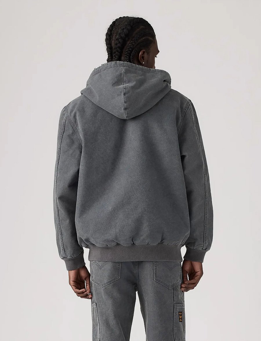 Levi's® - POTRERO DENIM HOODY DUO FADE P - voodriga teksatagid - greys - 4