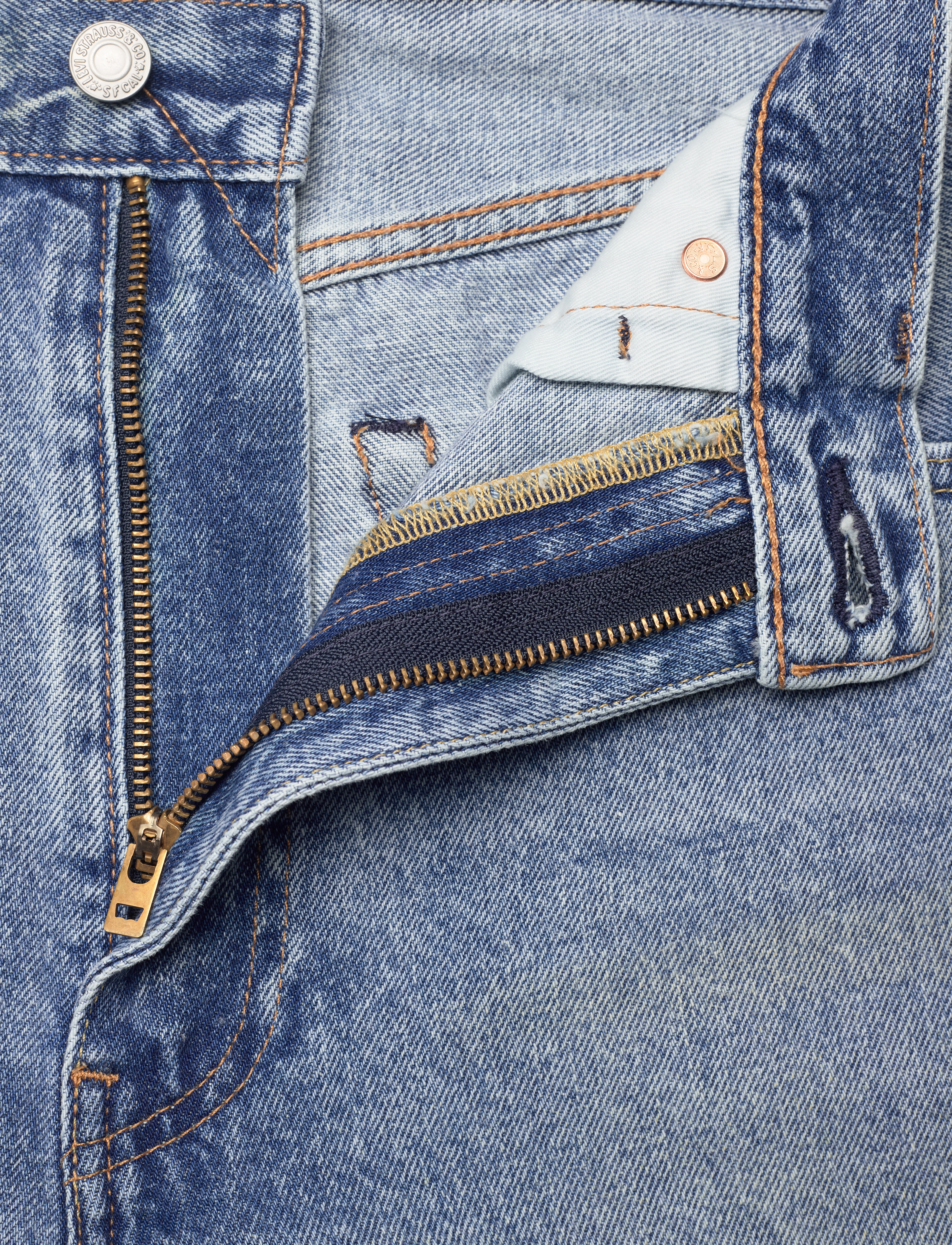 LEVI´S Men - 50S STRAIGHT Z0875 LIGHT INDIG - light indigo - worn in - 3