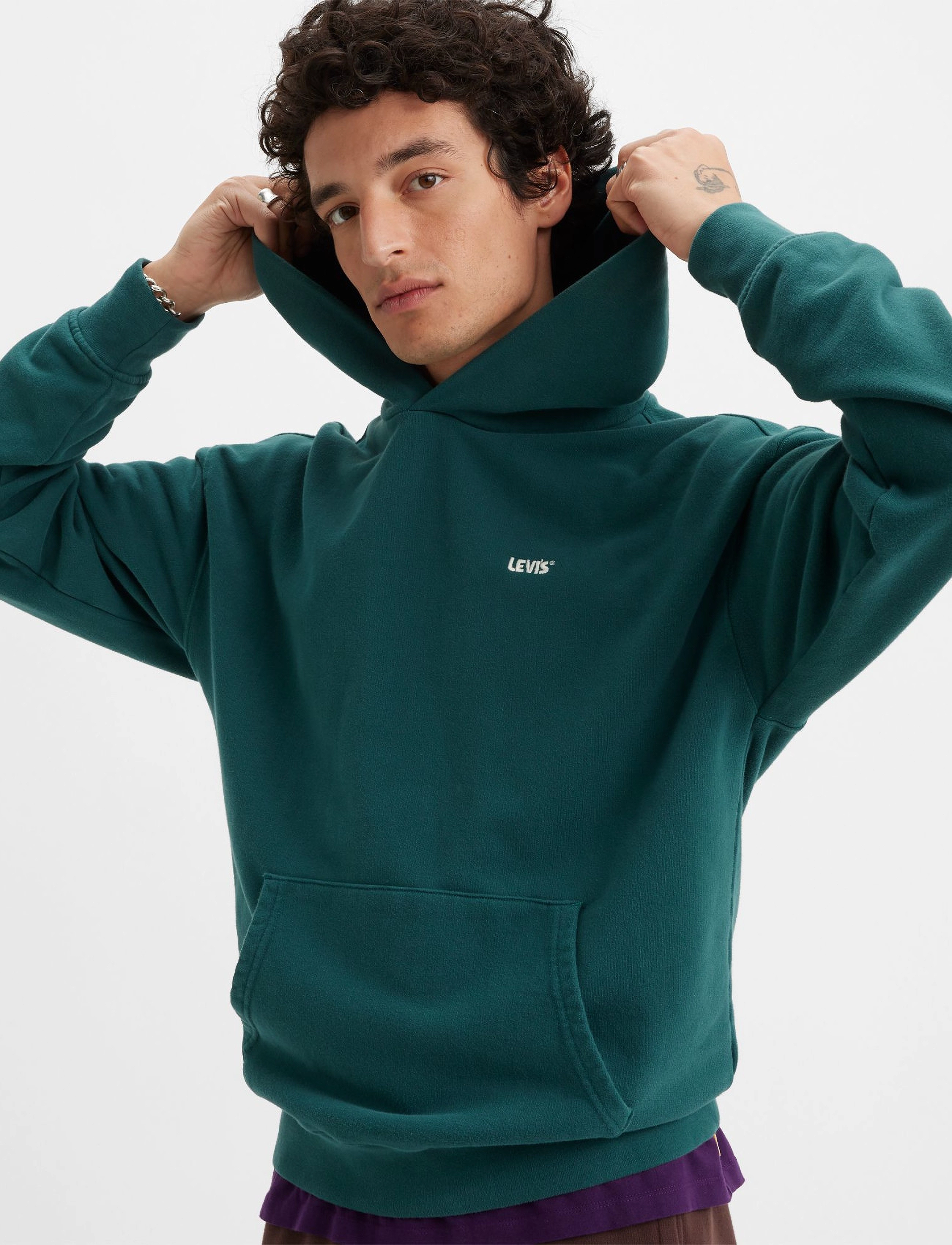 LEVI´S Men - GOLD TAB HOODIE DEEP SEA MOSS - greens - 2