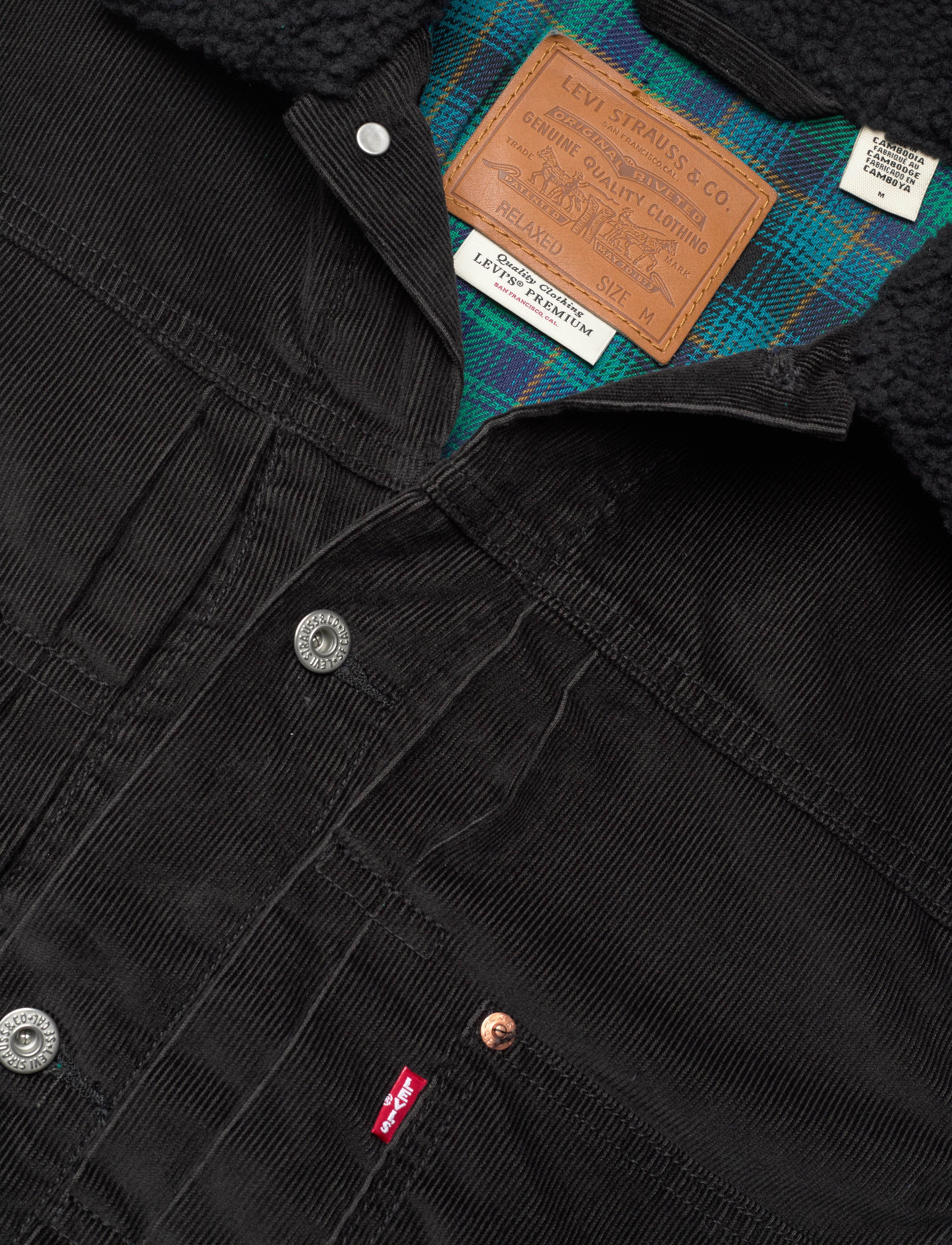 Levi's® - LINED TYPE I TRUCKER METEORITE - blacks - 2
