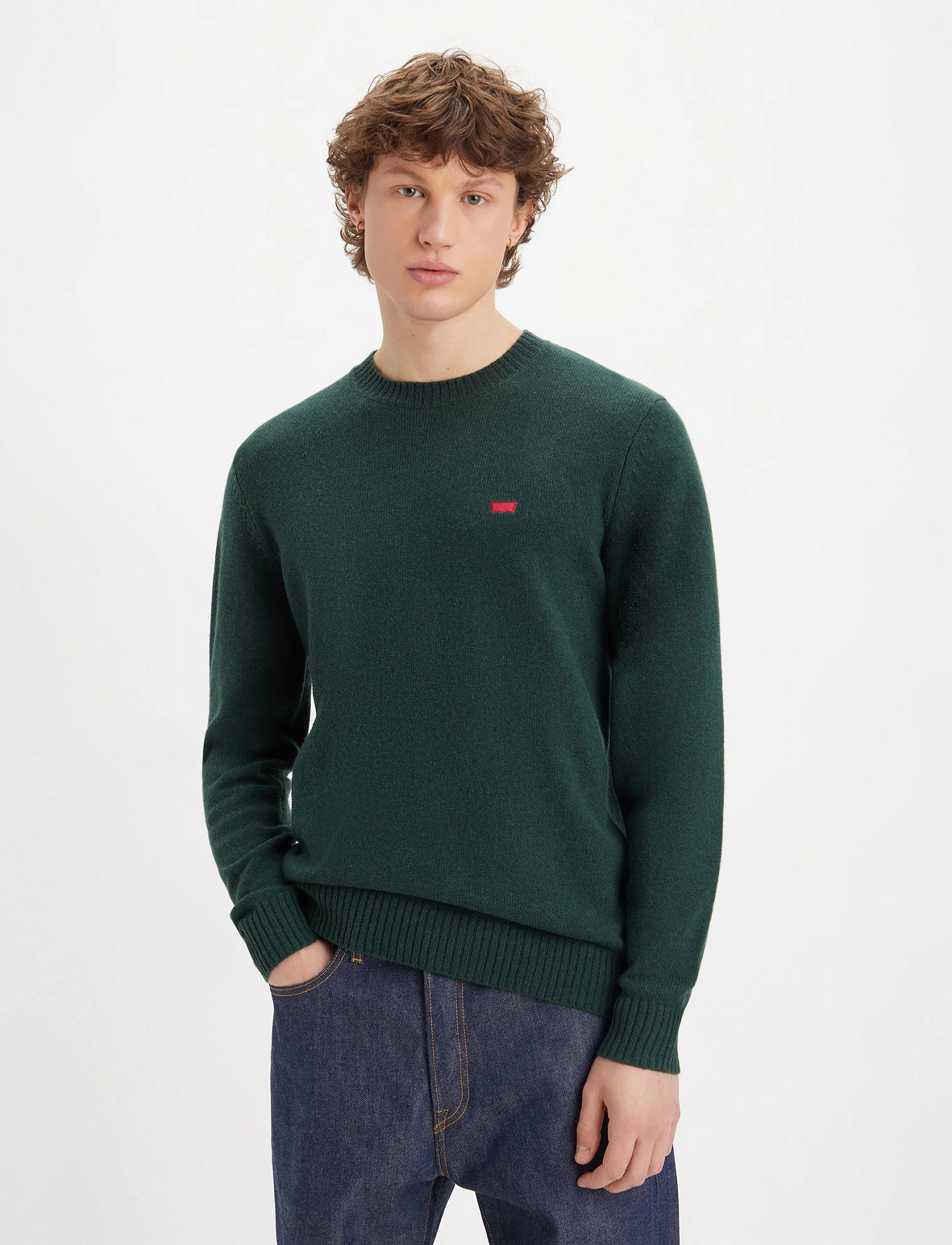 LEVI´S Men - ORIGINAL HM SWEATER DARKEST SP - greens - 3