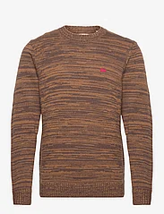 LEVI´S Men - ORIGINAL HM SWEATER MONKS ROBE - megztinis su apvalios formos apykakle - browns - 0