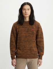 LEVI´S Men - ORIGINAL HM SWEATER MONKS ROBE - megztinis su apvalios formos apykakle - browns - 3