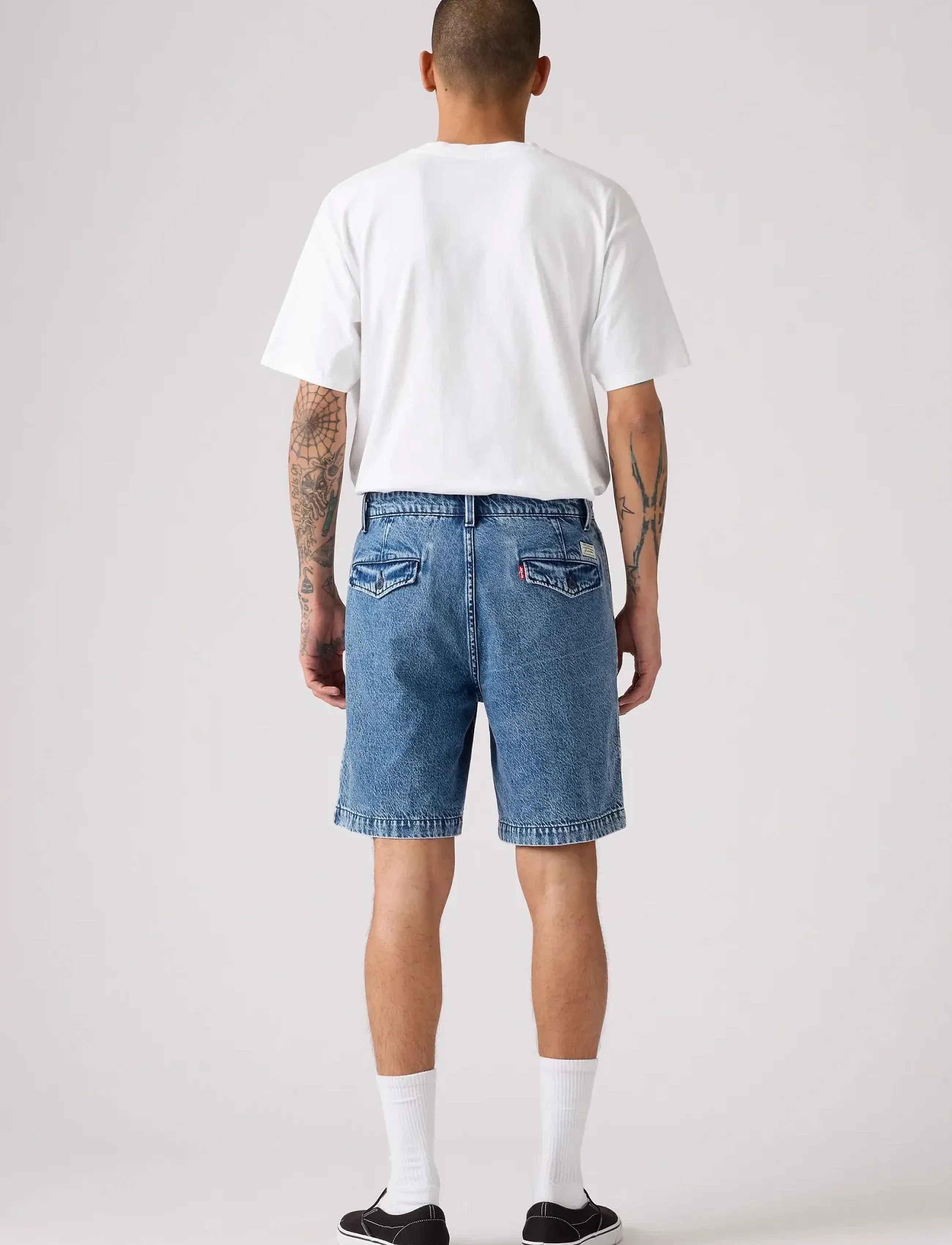 Levi's® - XX AUTH RLX SHORTS II QUARTER - lühikesed teksapüksid - light indigo - flat finis - 4