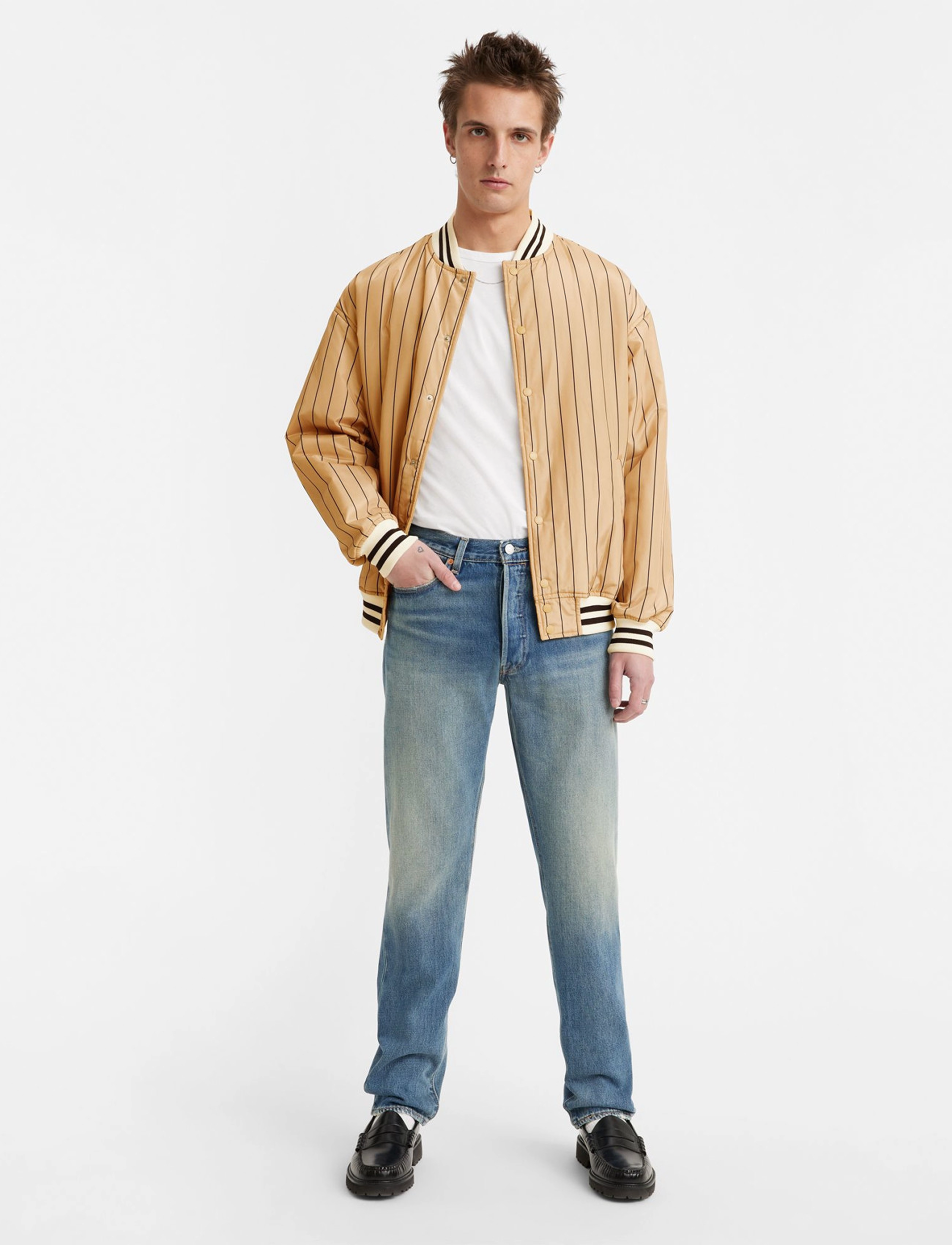 LEVI´S Men - 501 54 MISTY LAKE - med indigo - worn in - 3
