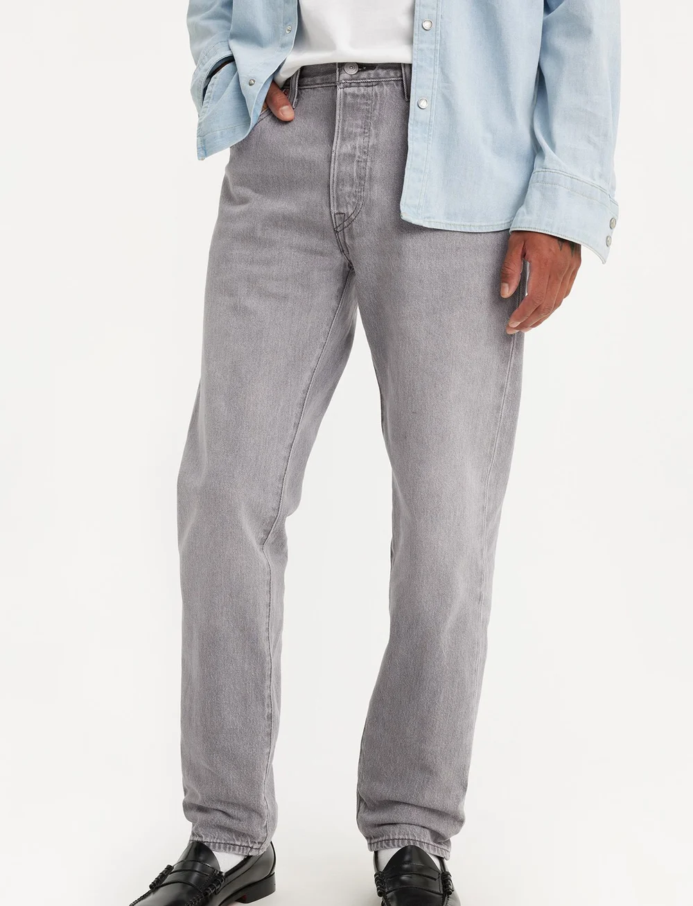 Grey levis discount 501