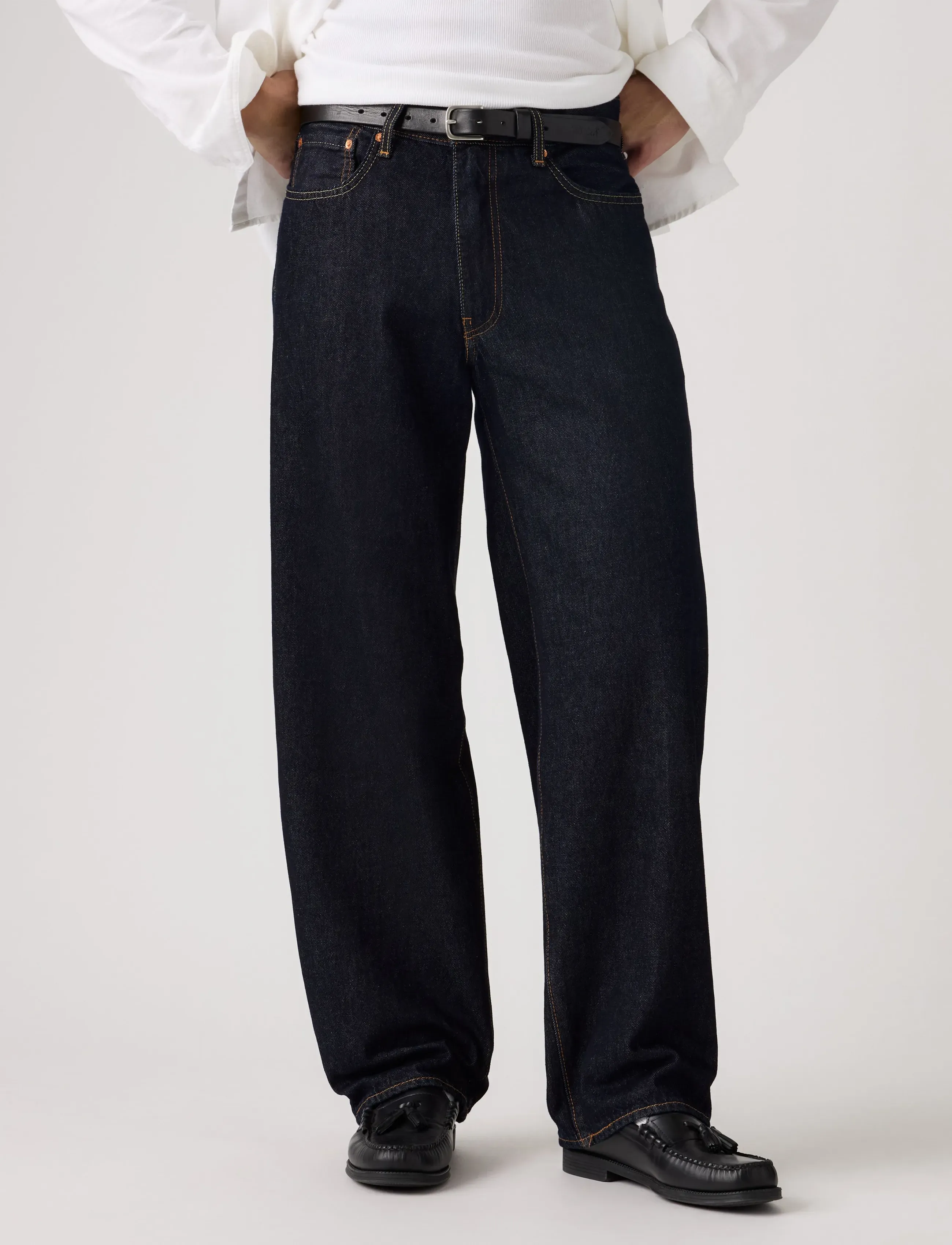 Levi's® - 578 BAGGY GOOD AS NEW RINSE T2 - byxor & jeans - dark indigo - flat finishs - 3