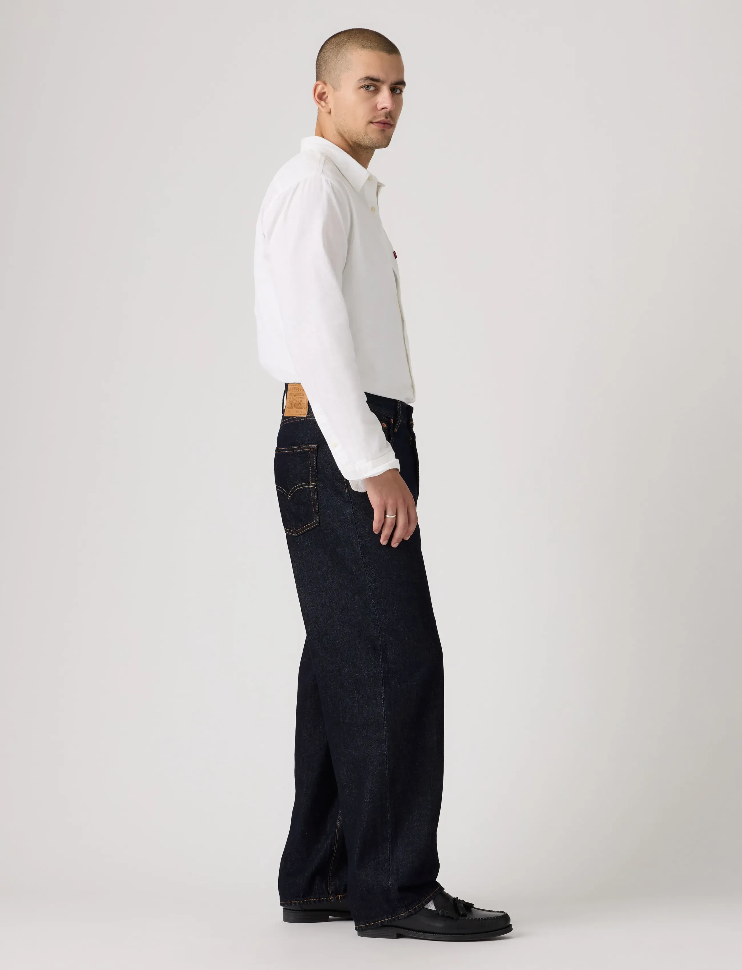 Levi's® - 578 BAGGY GOOD AS NEW RINSE T2 - byxor & jeans - dark indigo - flat finishs - 5