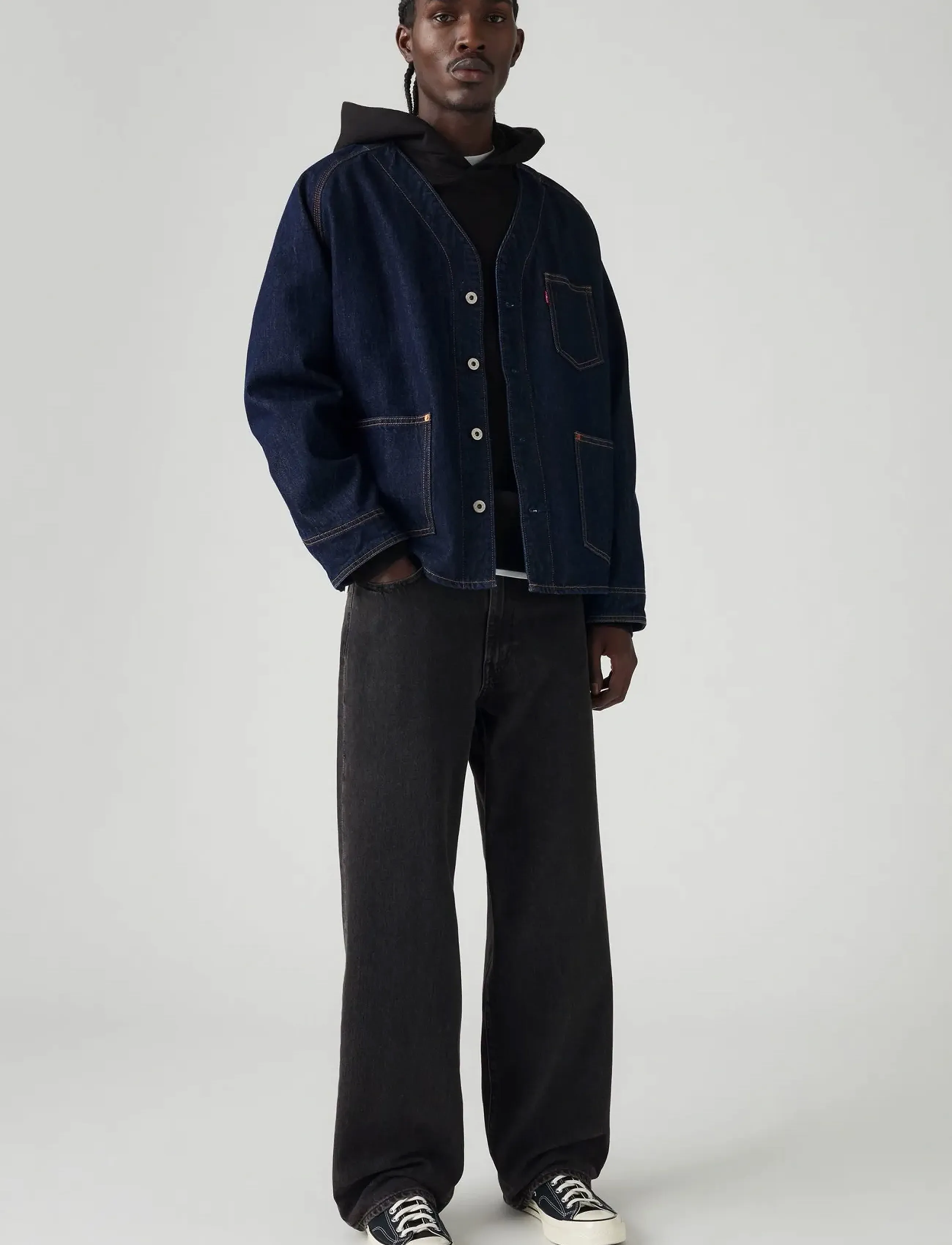 Levi's® 578 BAGGY 8AM IN CHARLOTTE - Teksad - BLACKS / black