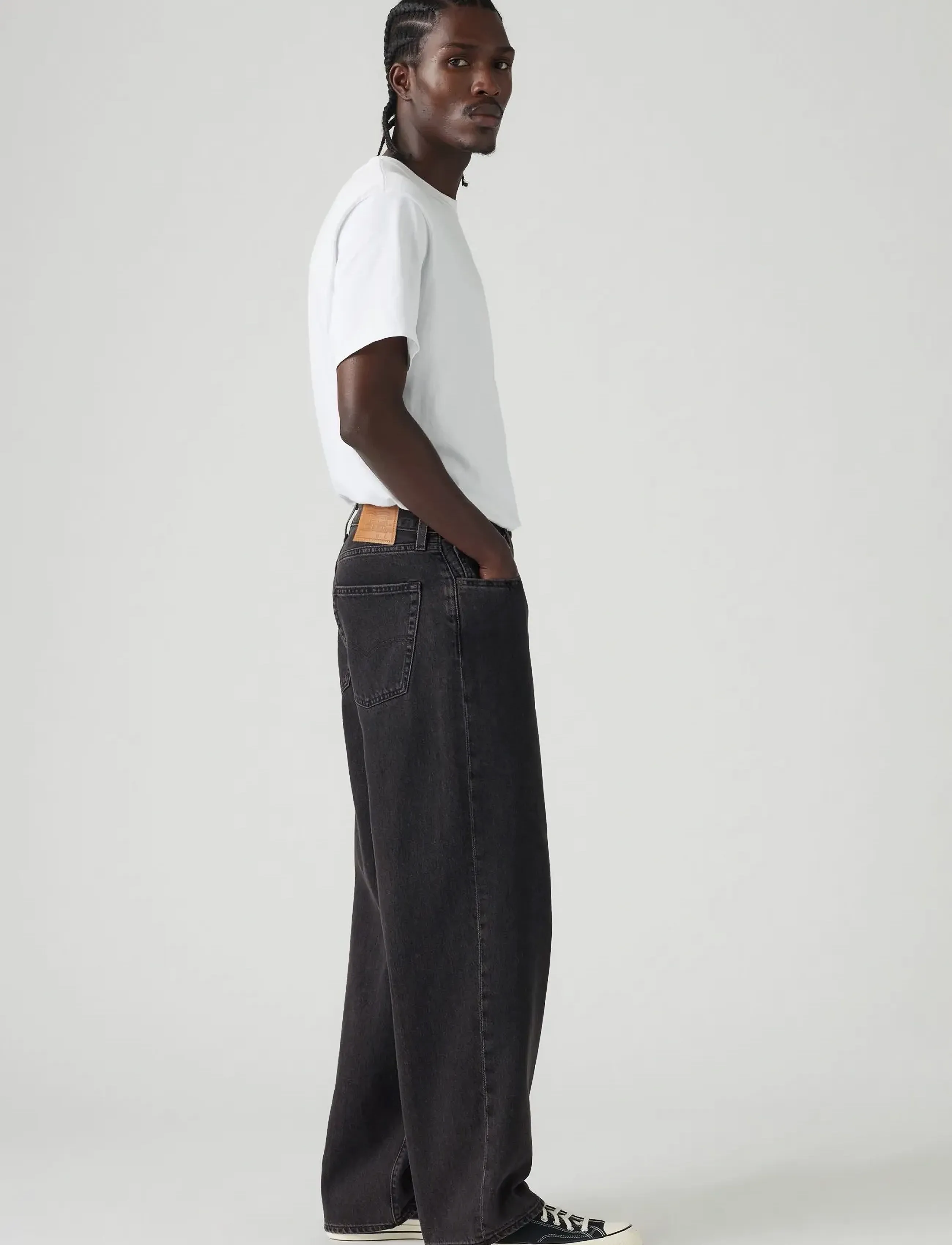 Levi's® - 578 BAGGY 8AM IN CHARLOTTE - loose jeans - blacks - 3