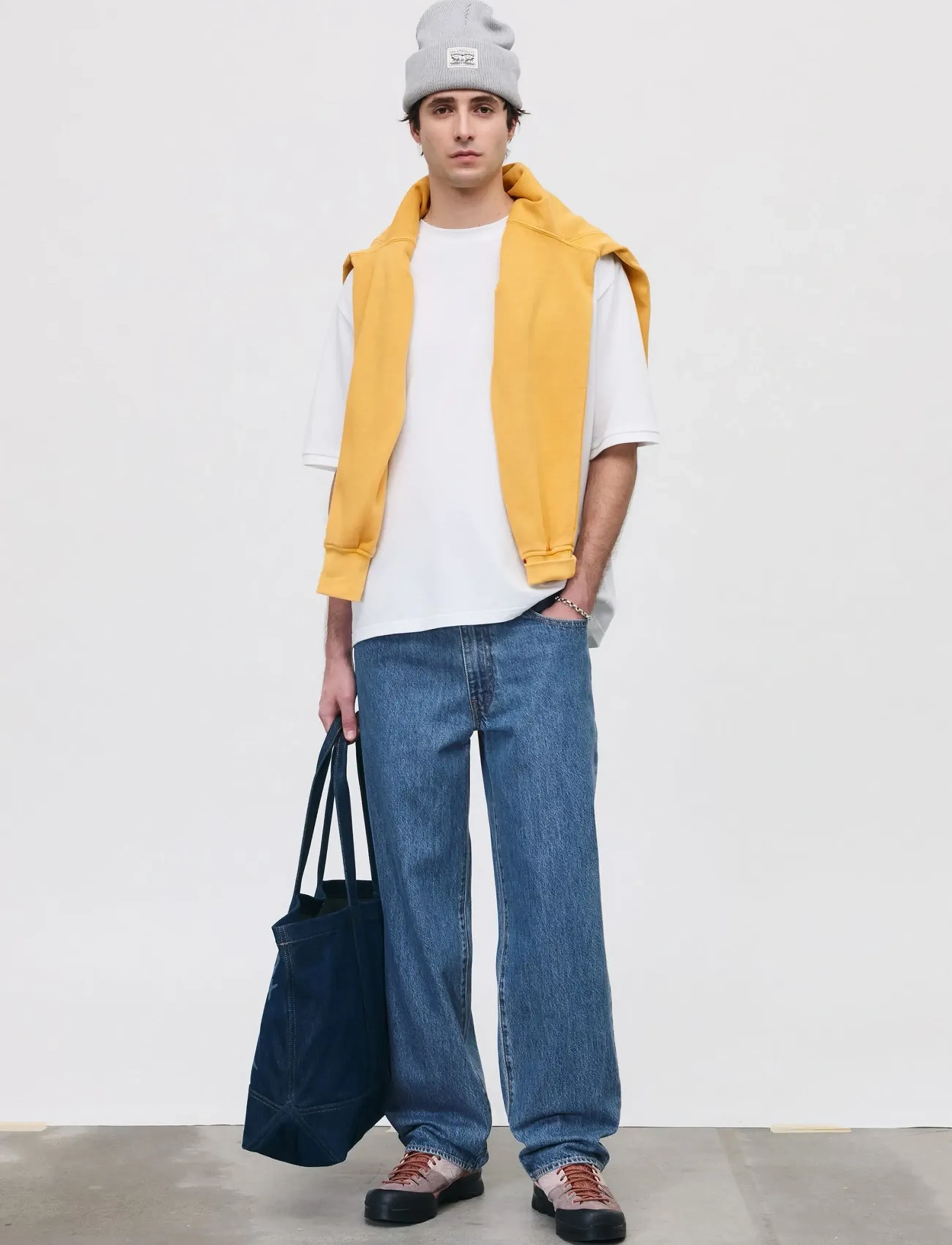 Levi's® 578 BAGGY THE BAGGY FAMILY - Teksad - MED INDIGO - WORN IN / blue