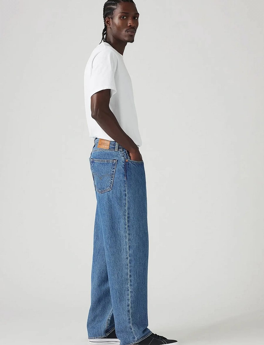 Levi's® - 578 BAGGY THE BAGGY FAMILY - alt laienevad teksad - med indigo - worn in - 3
