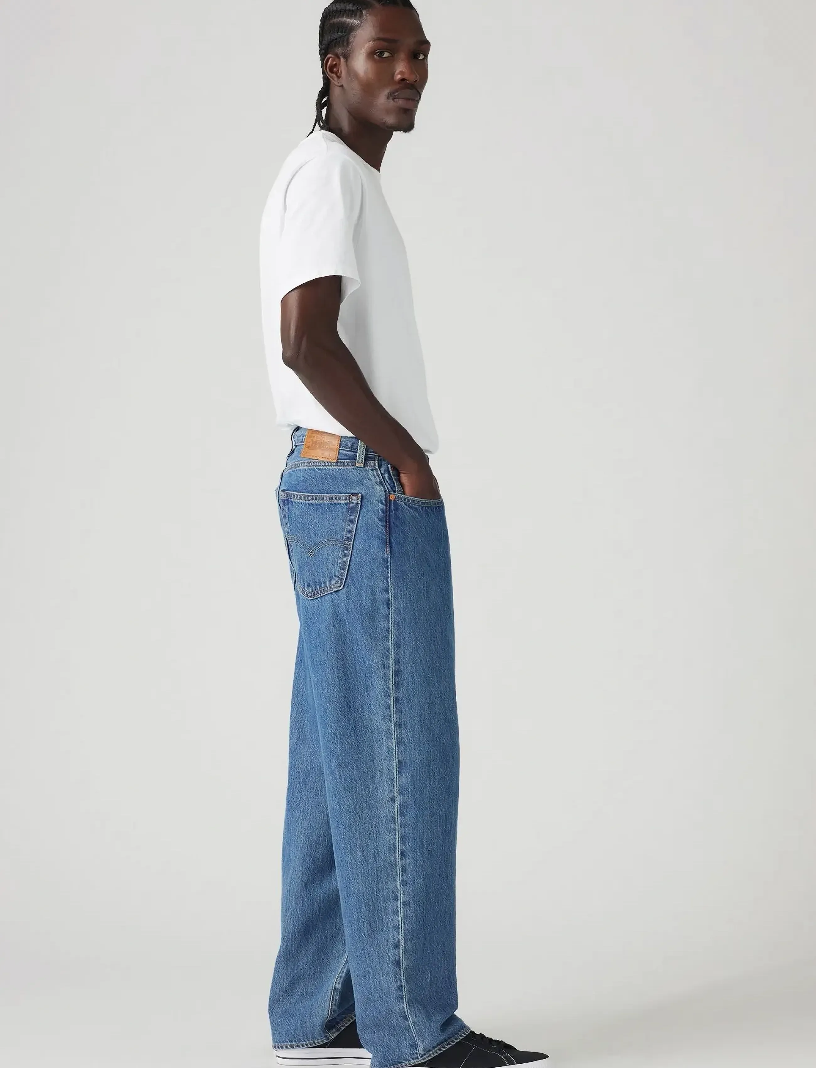 Levi's® - 578 BAGGY THE BAGGY FAMILY - med indigo - worn in - 3