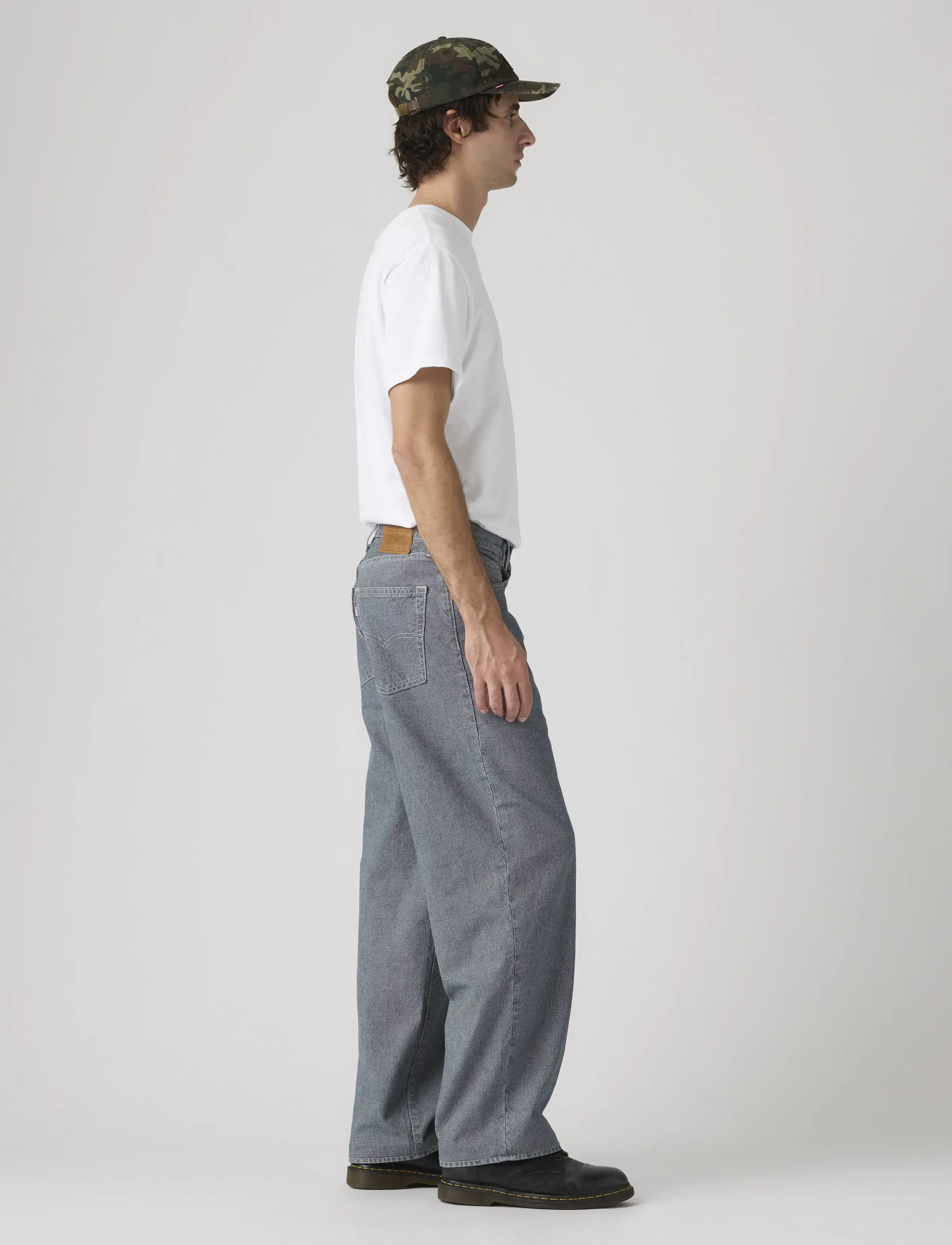 Levi's® - 578 BAGGY AGED INDIGO PIN CHEC - loose jeans - multi-color - 3