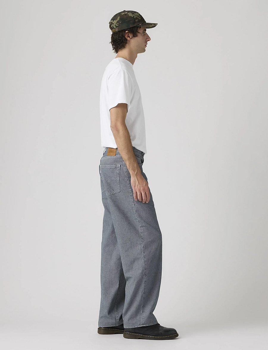 Levi's® - 578 BAGGY AGED INDIGO PIN CHEC - loose jeans - multi-color - 3