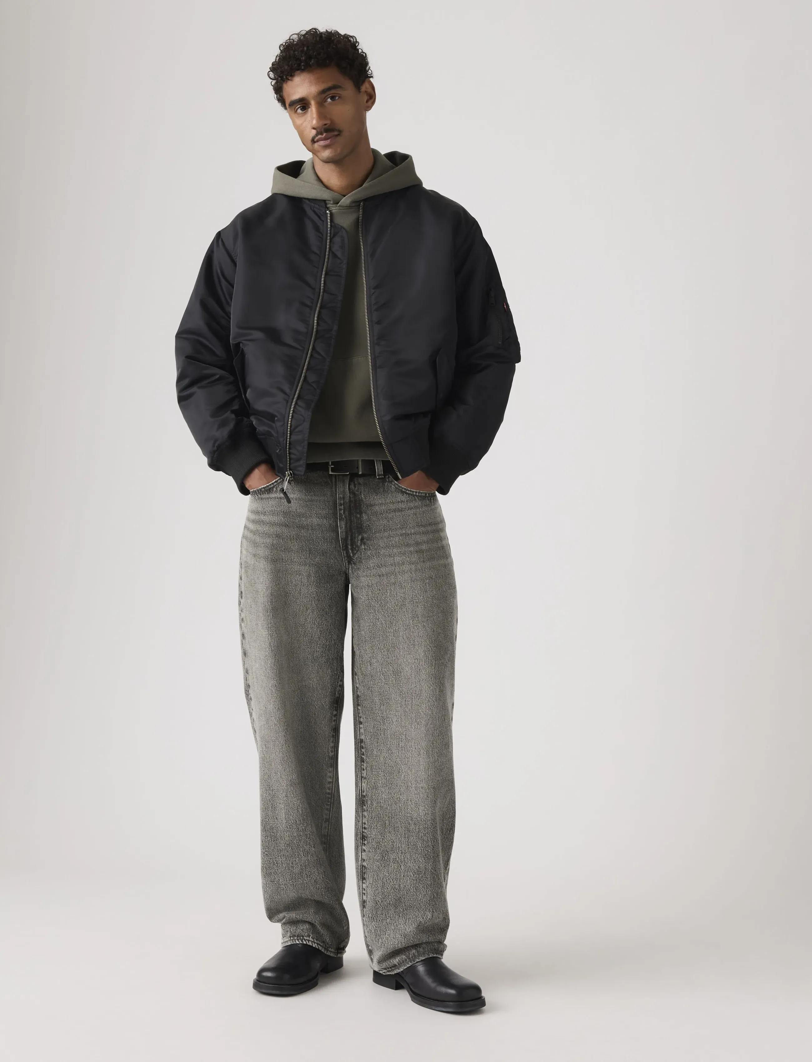 Levi's® 578 BAGGY GREY NIGHTS - Streetwear - GREYS / grey