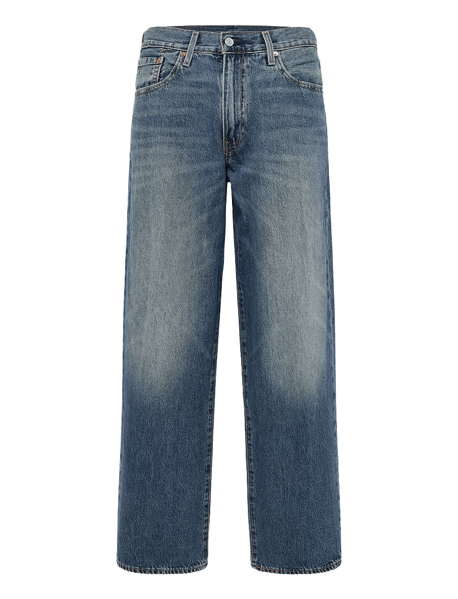 Levi's® - 578 BAGGY VARNISHED TARNISH - loose jeans - med indigo - worn in - 0
