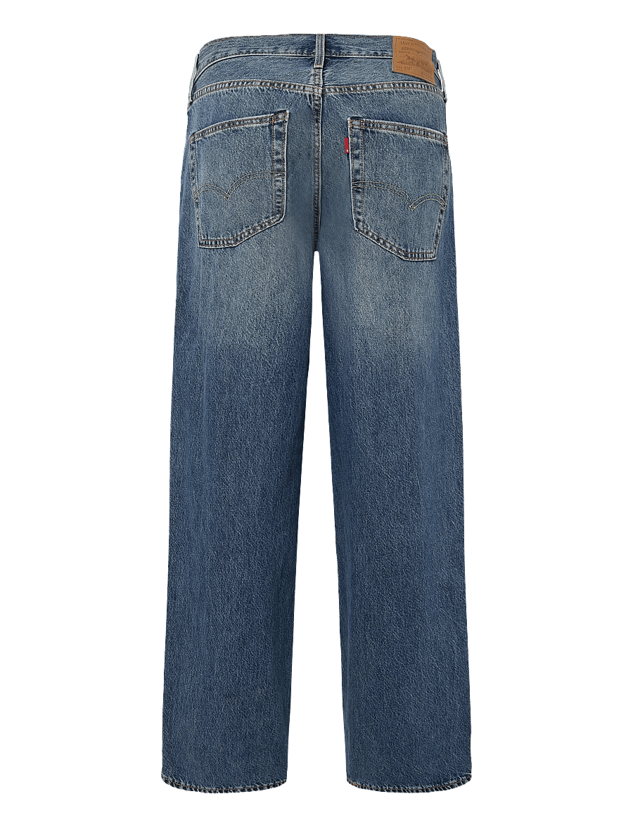 Levi's® - 578 BAGGY VARNISHED TARNISH - loose jeans - med indigo - worn in - 1