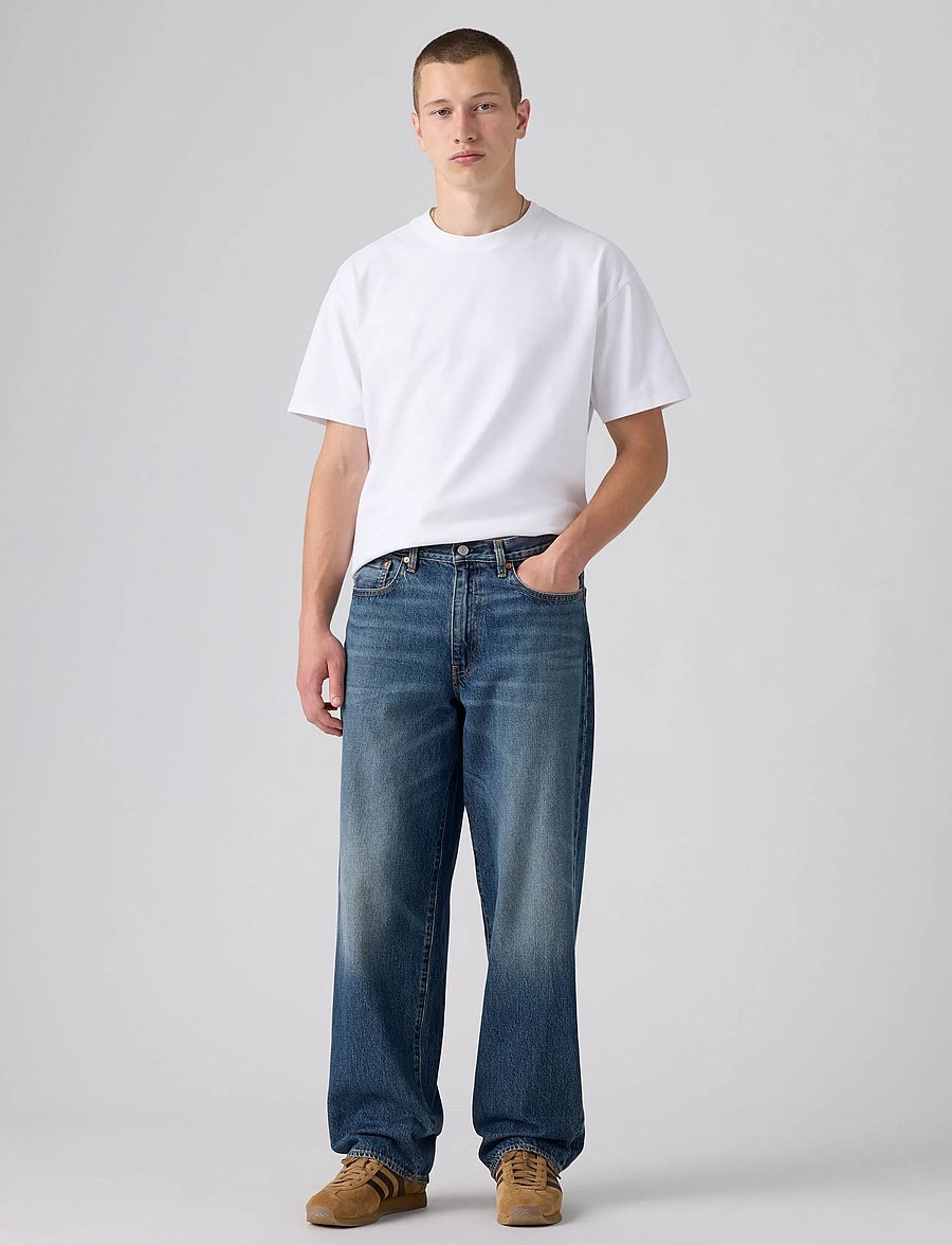 Levi's® - 578 BAGGY VARNISHED TARNISH - weite jeans - med indigo - worn in - 3