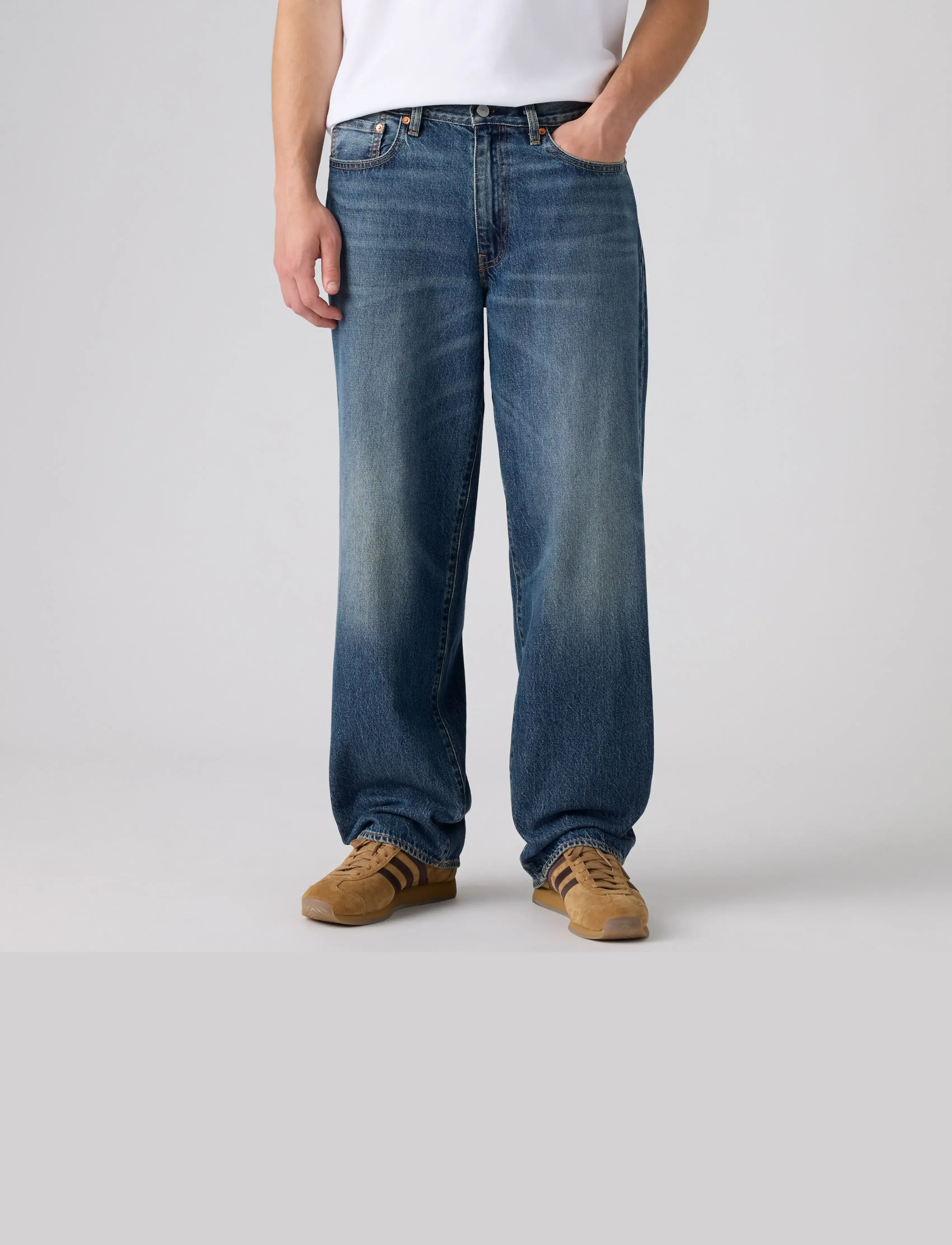Levi's® - 578 BAGGY VARNISHED TARNISH - weite jeans - med indigo - worn in - 5