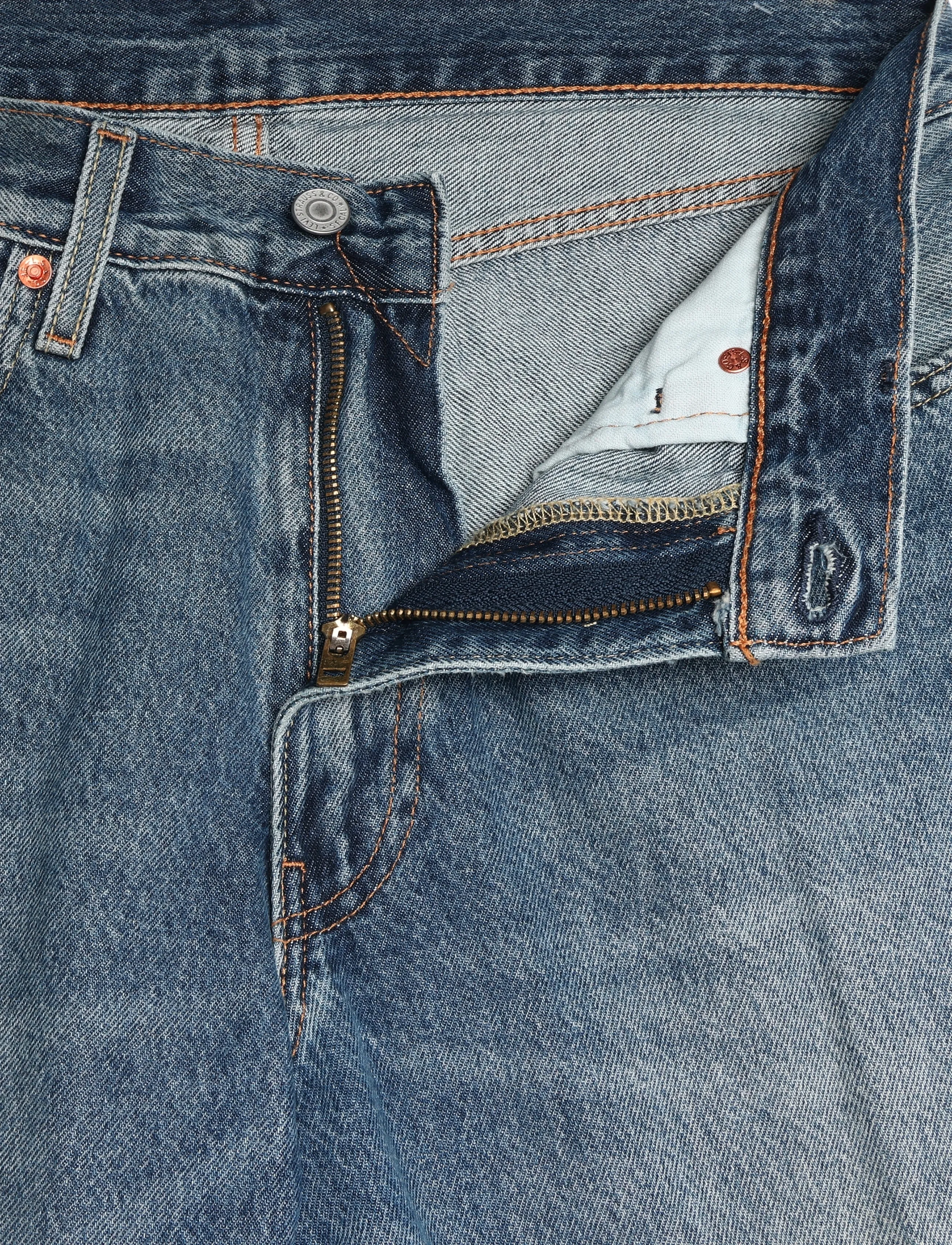 Levi's® - 578 BAGGY VARNISHED TARNISH - loose jeans - med indigo - worn in - 3