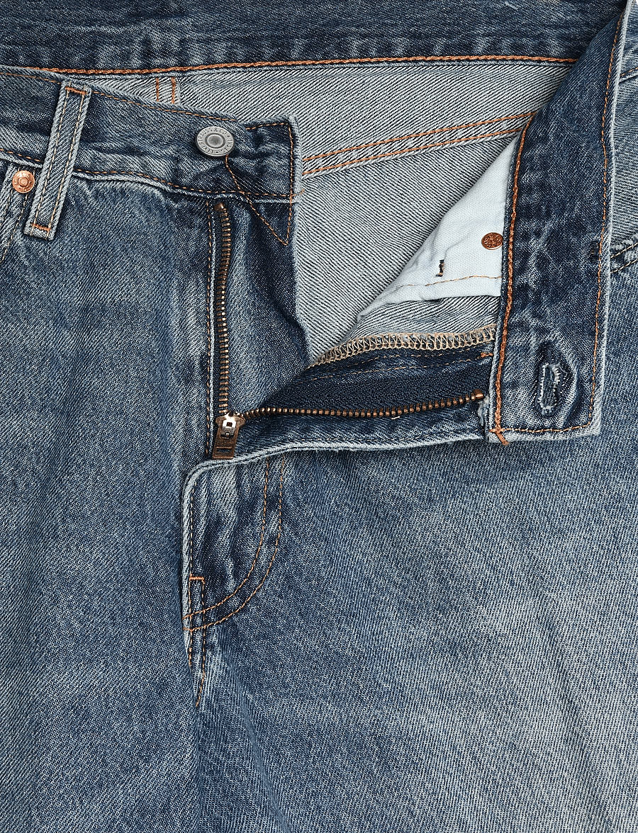 Levi's® - 578 BAGGY VARNISHED TARNISH - loose jeans - med indigo - worn in - 3