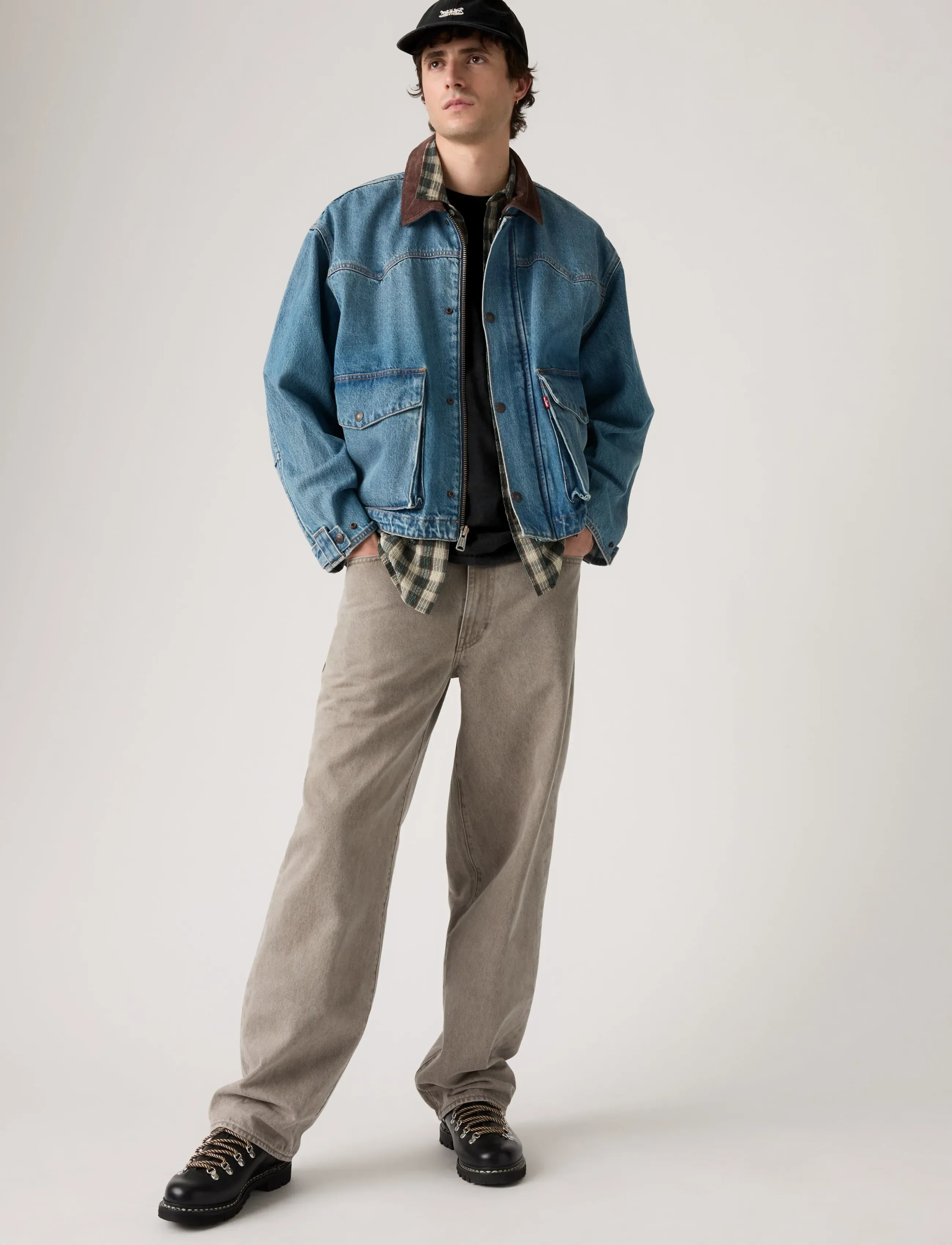 Levi's® 578 BAGGY GROUNDING MOREL - Streetwear - BROWNS / brown