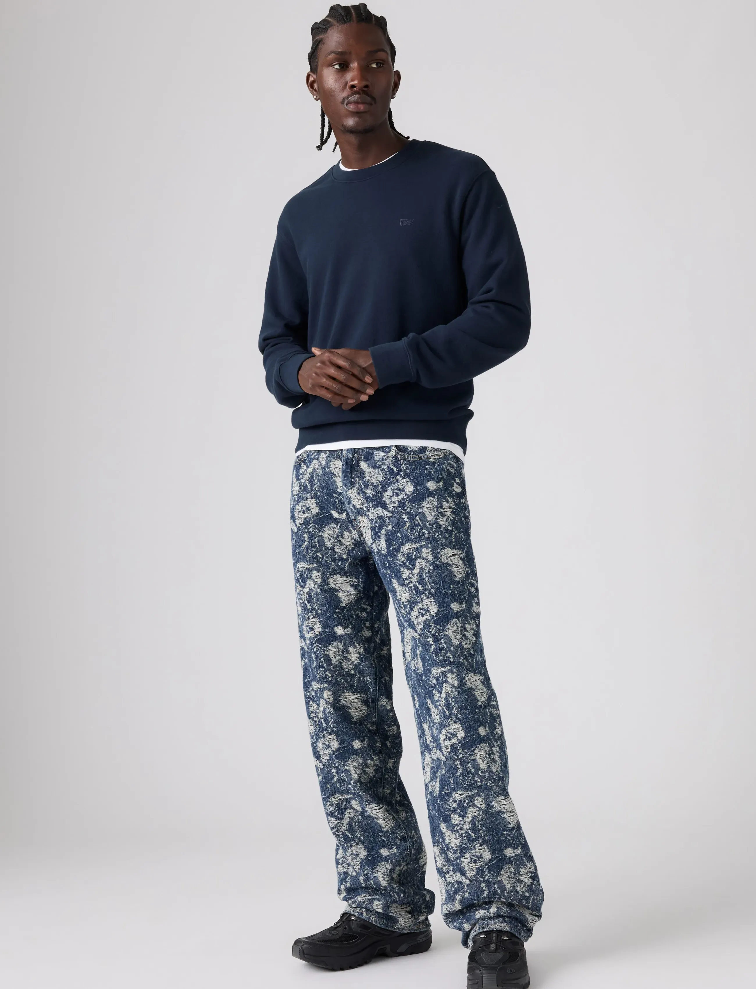 Levi's® 578 BAGGY IT WAS ALL A DREAM P - Streetwear - DARK INDIGO - WORN IN / navy