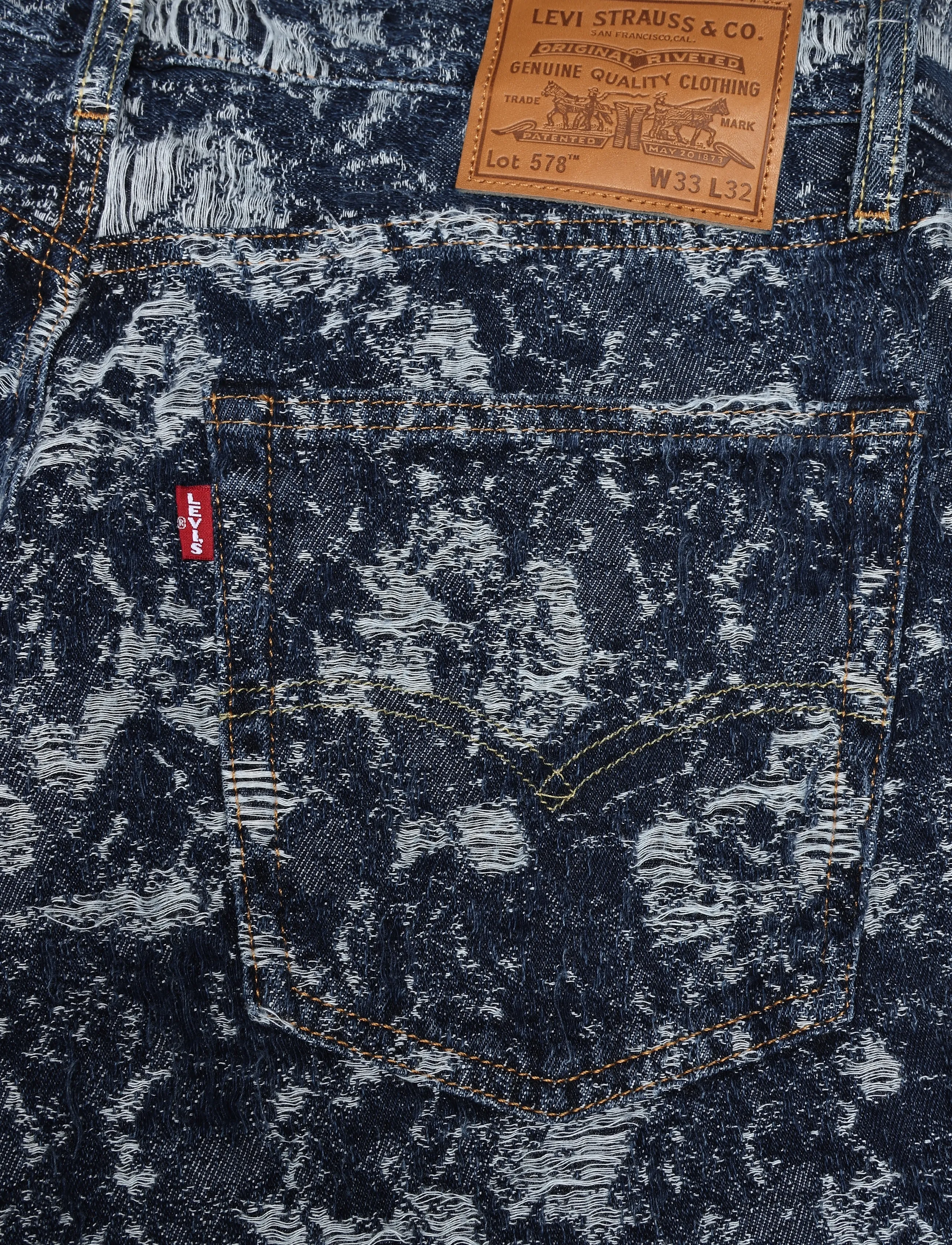 Levi's® - 578 BAGGY IT WAS ALL A DREAM P - loose jeans - dark indigo - worn in - 4