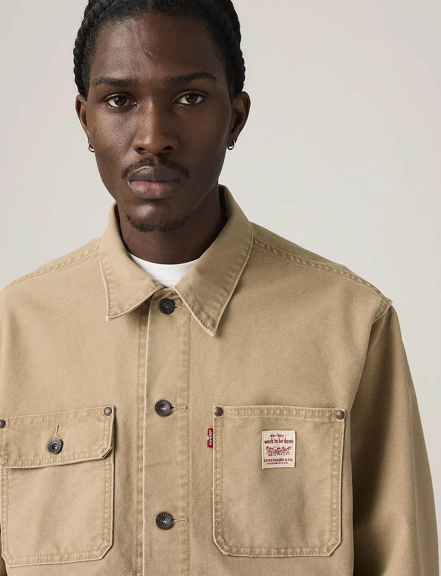 Levi's® - SUNRISE TRUCKER TIGERS EYE - voodrita teksatagid - browns - 4