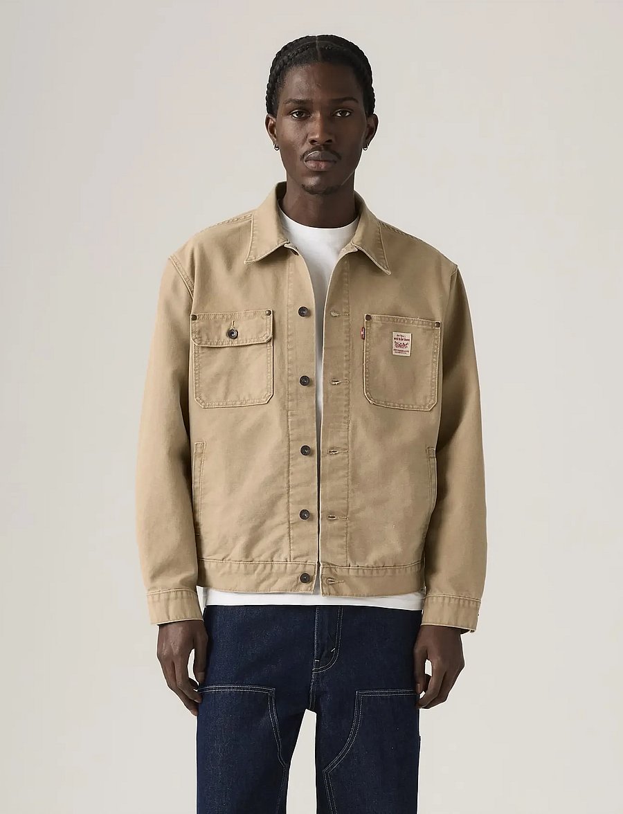Levi's® - SUNRISE TRUCKER TIGERS EYE - voodrita teksatagid - browns - 5