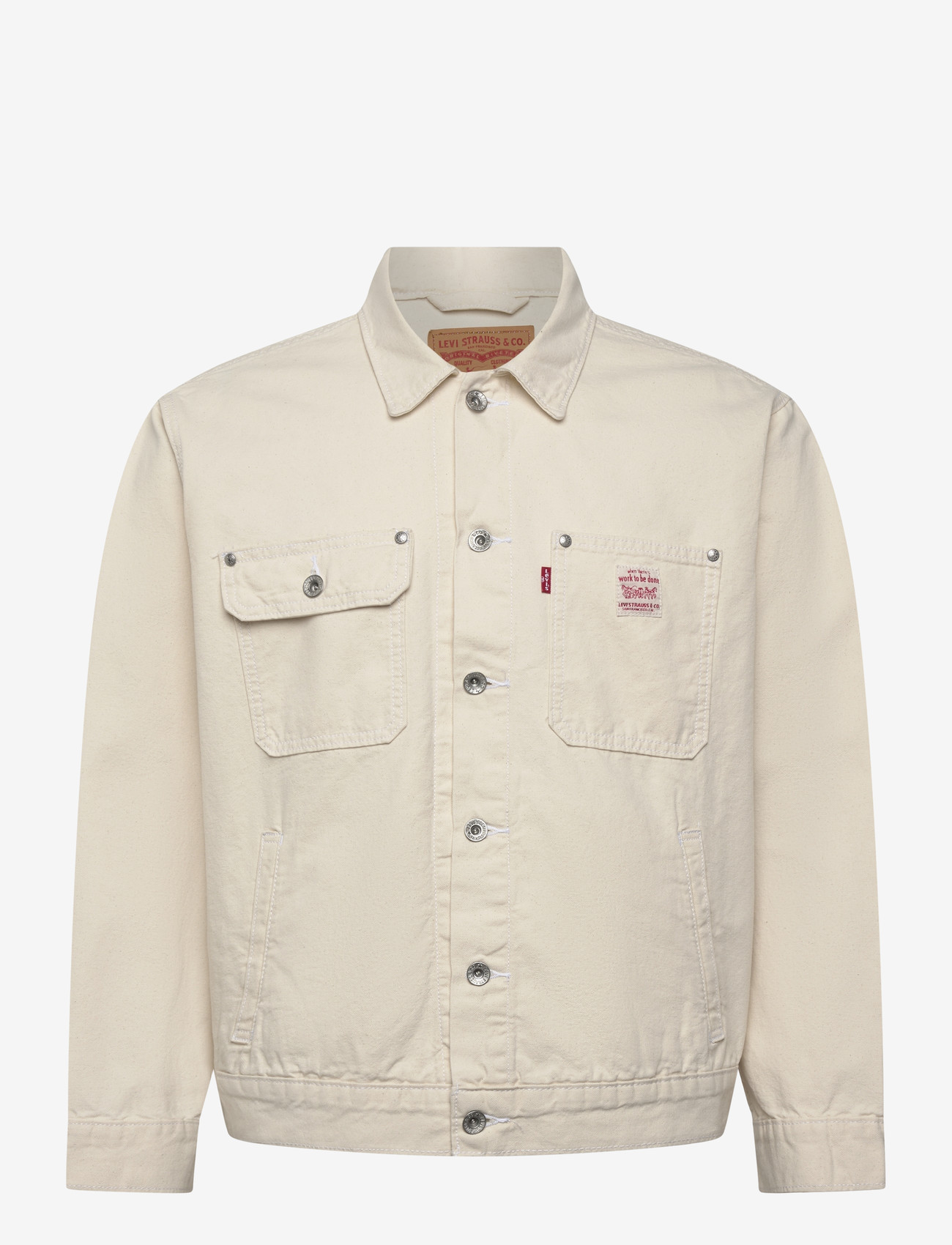 Levi's® - SUNRISE TRUCKER UNDYED ECRU GR - ungefütterte denimjacken - neutrals - 1