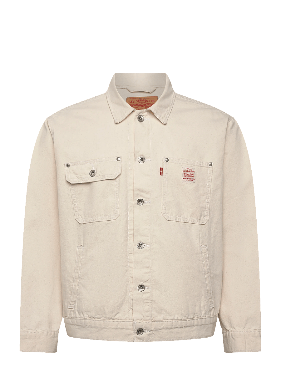 Levi's® - SUNRISE TRUCKER UNDYED ECRU GR - jeansjackor - neutrals - 1