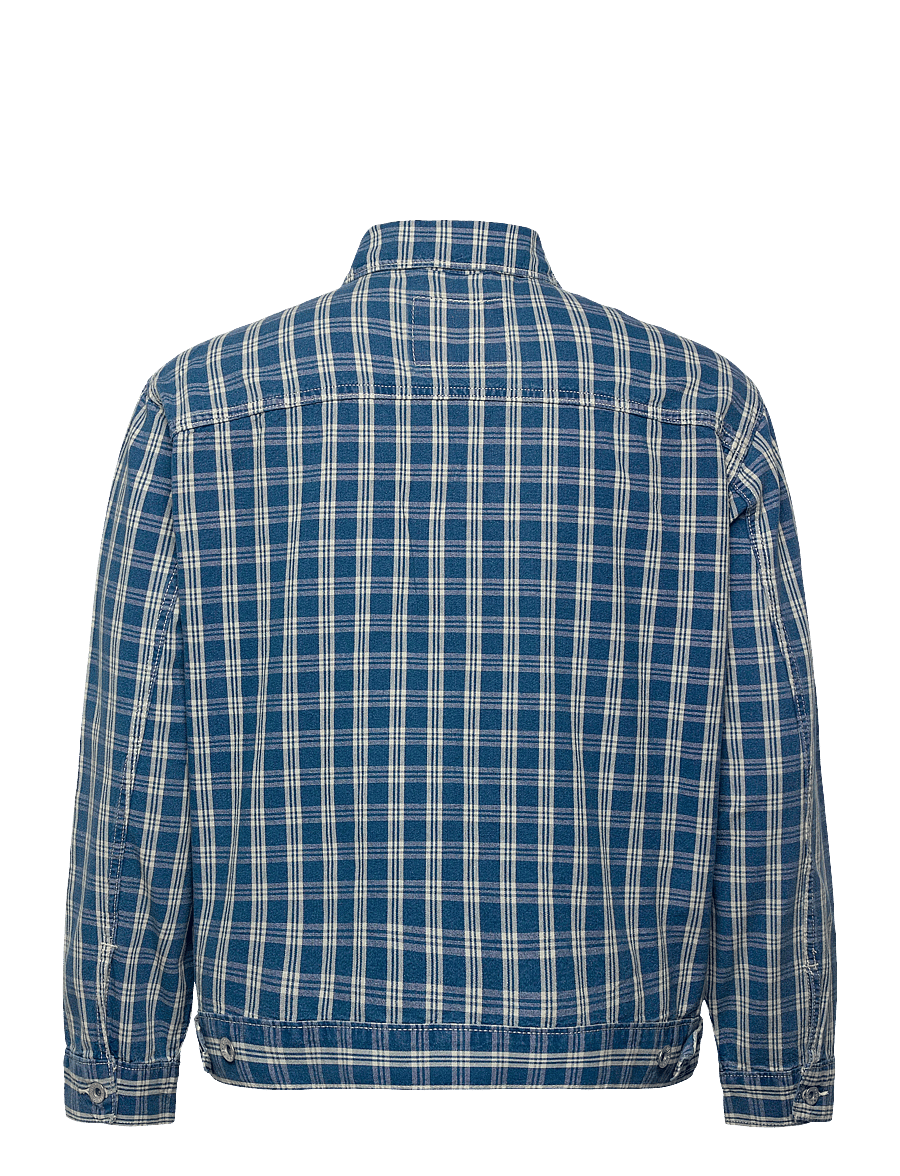 Levi's® - SUNRISE TRUCKER SUMMER CHECK T - unlined denim jackets - med indigo - worn in - 2