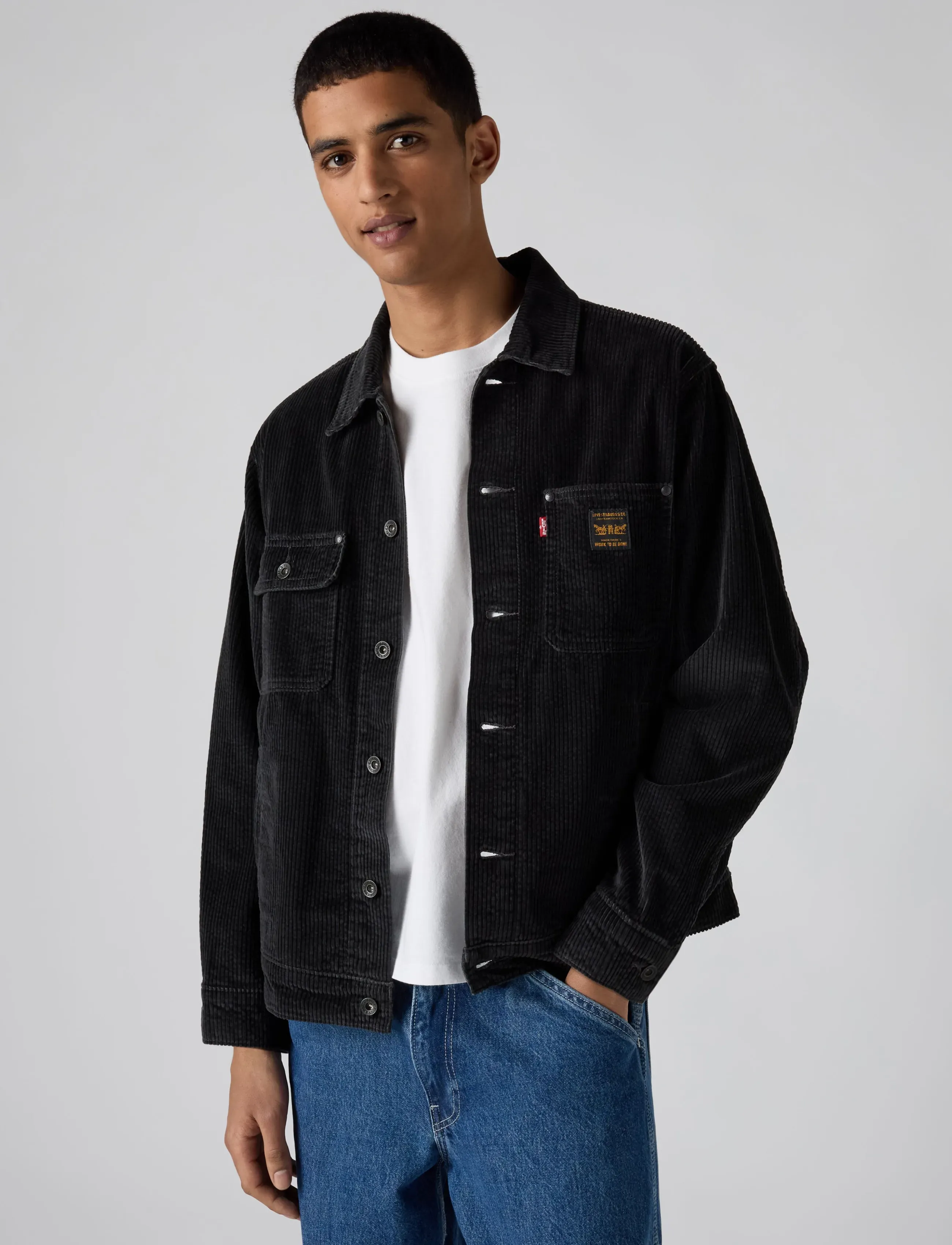 Levi's® SUNRISE TRUCKER PERFECT STORM - Nach Stil kaufen - BLACKS / black