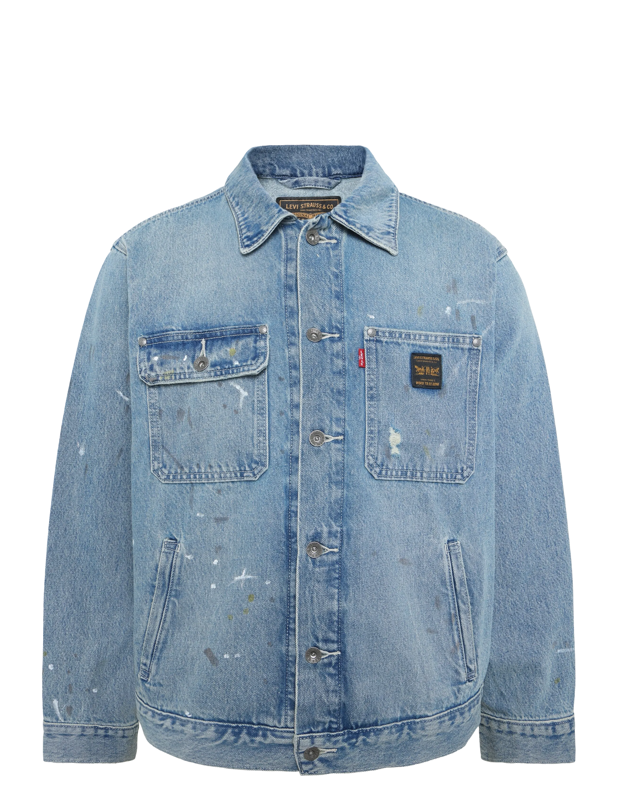 Levi's® SUNRISE TRUCKER DIVING DUCKS D - Kleidung - MED INDIGO - WORN IN / blue