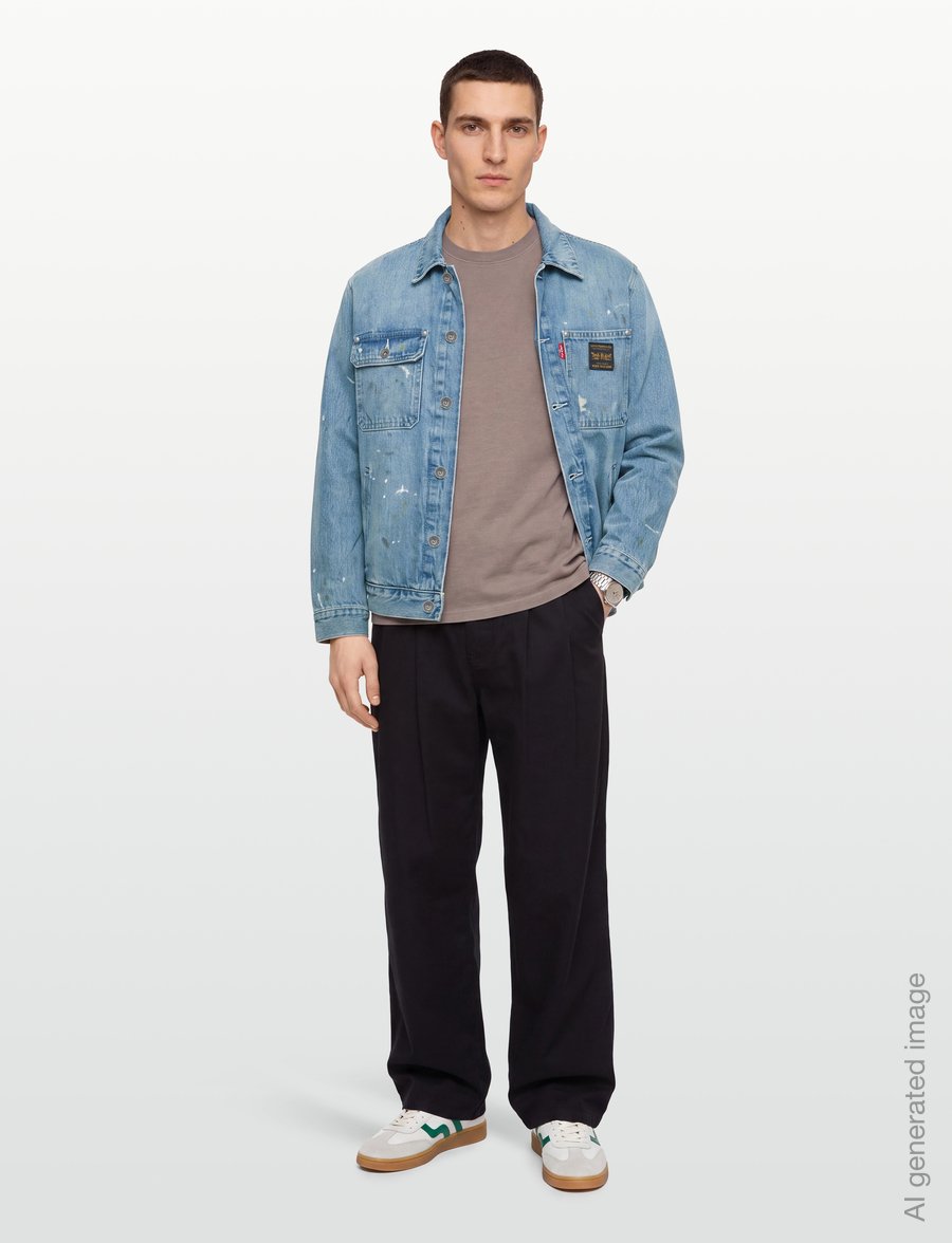 Levi's® - SUNRISE TRUCKER DIVING DUCKS D - ungefütterte denimjacken - med indigo - worn in - 0