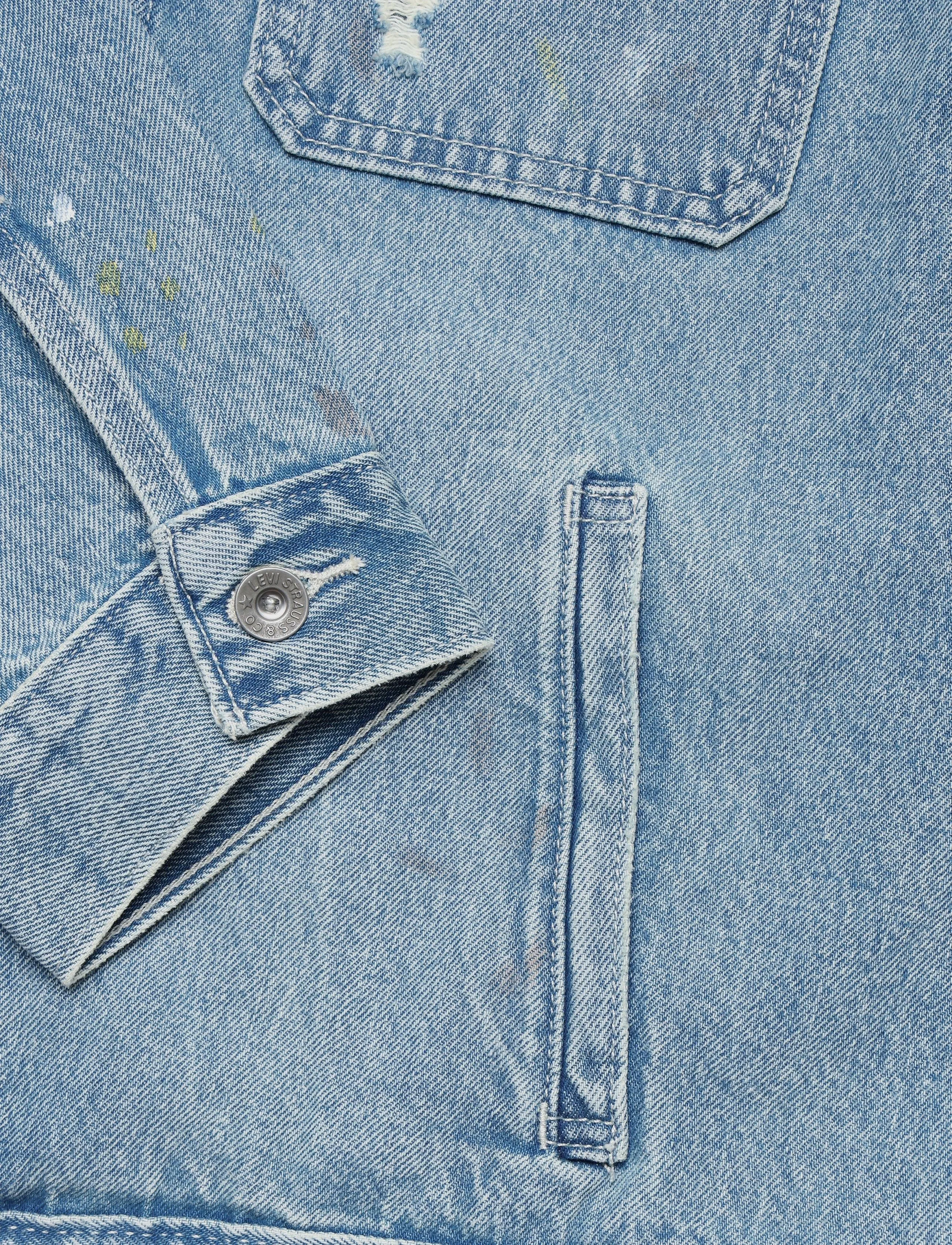 Levi's® - SUNRISE TRUCKER DIVING DUCKS D - med indigo - worn in - 3