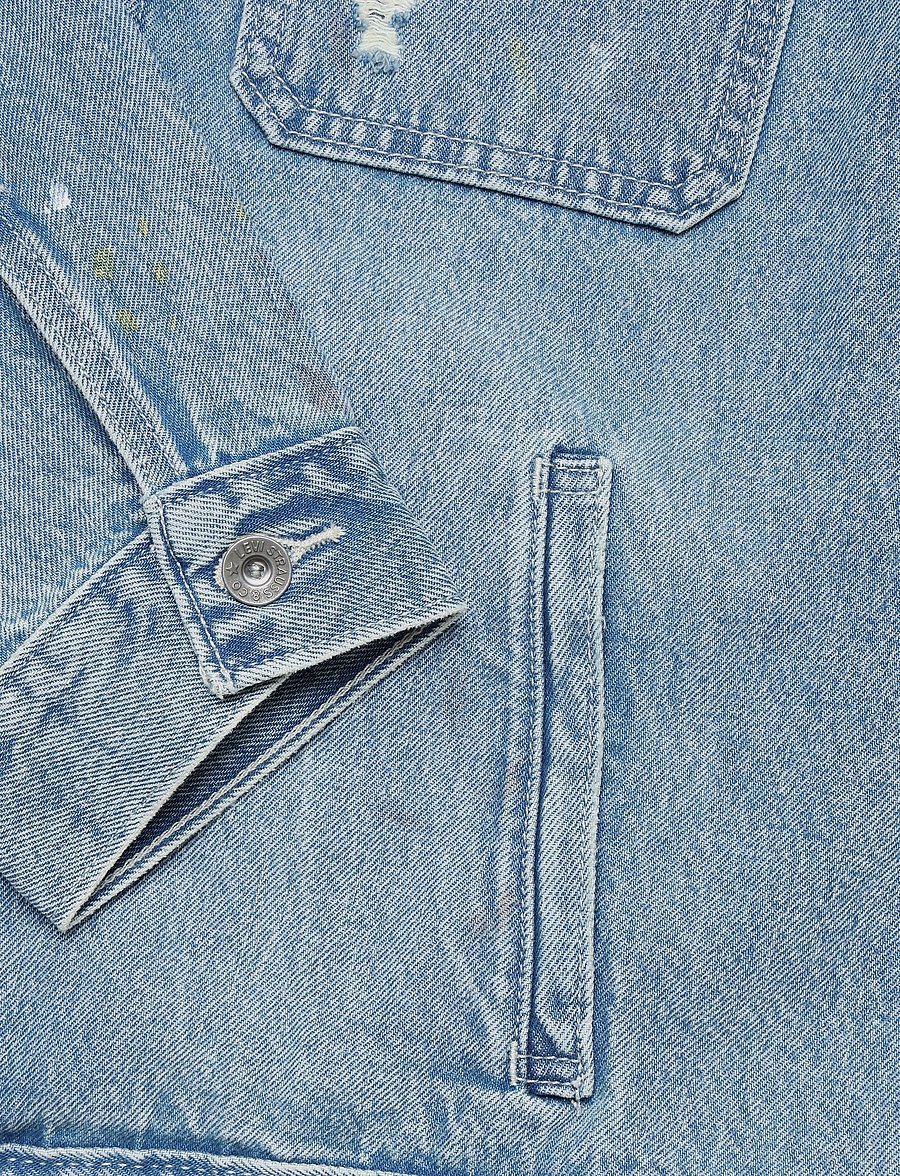 Levi's® - SUNRISE TRUCKER DIVING DUCKS D - voodrita teksatagid - med indigo - worn in - 3