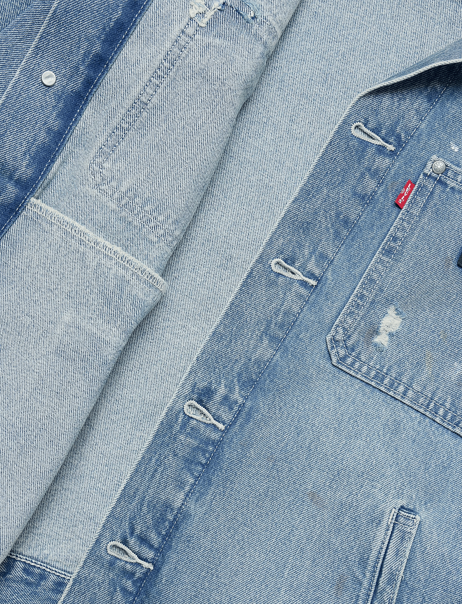 Levi's® - SUNRISE TRUCKER DIVING DUCKS D - voodrita teksatagid - med indigo - worn in - 4