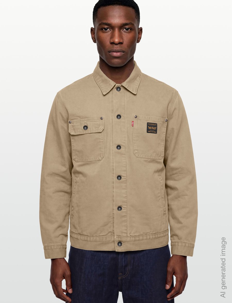 Levi's® - SUNRISE TRUCKER TIGERS EYE CAN - browns - 3
