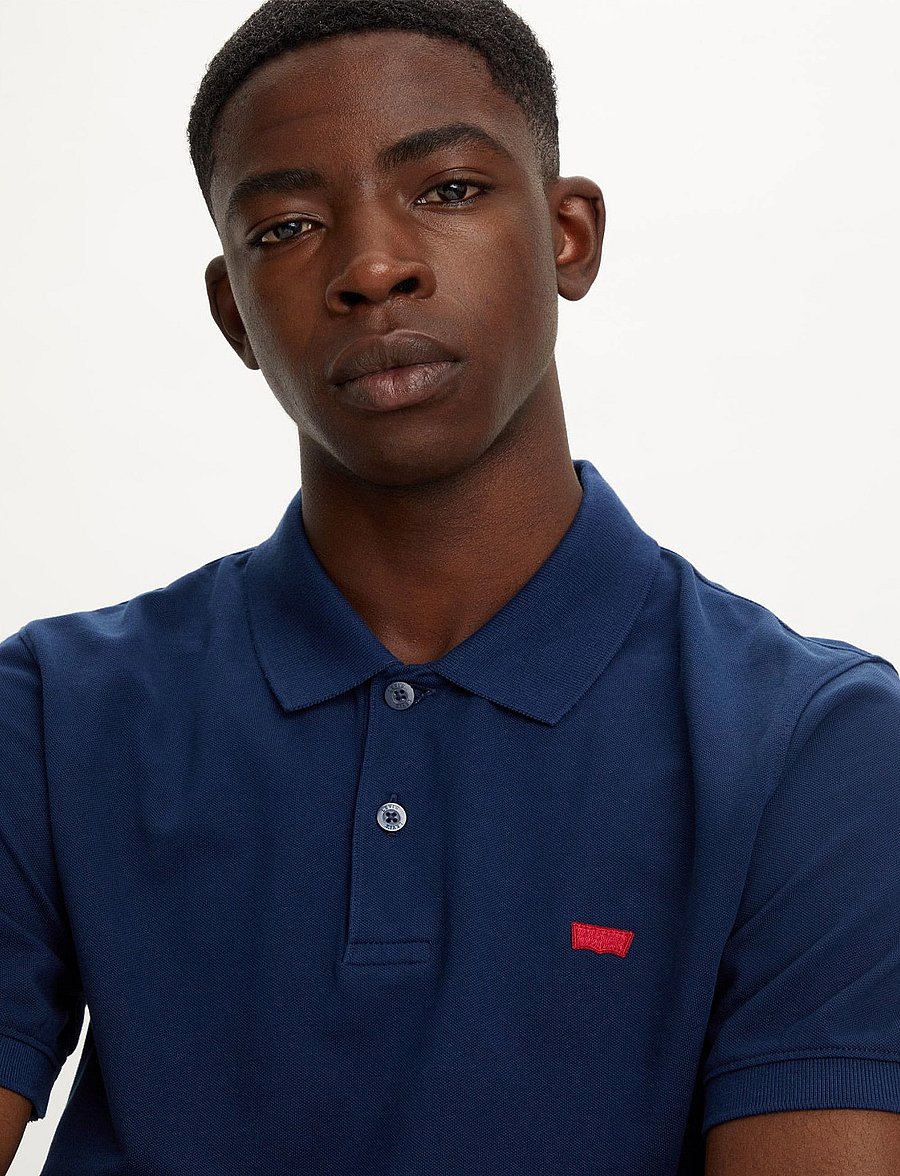 Levi's® - SLIM HOUSEMARK POLO NAVAL ACAD - kortærmede poloer - blues - 5