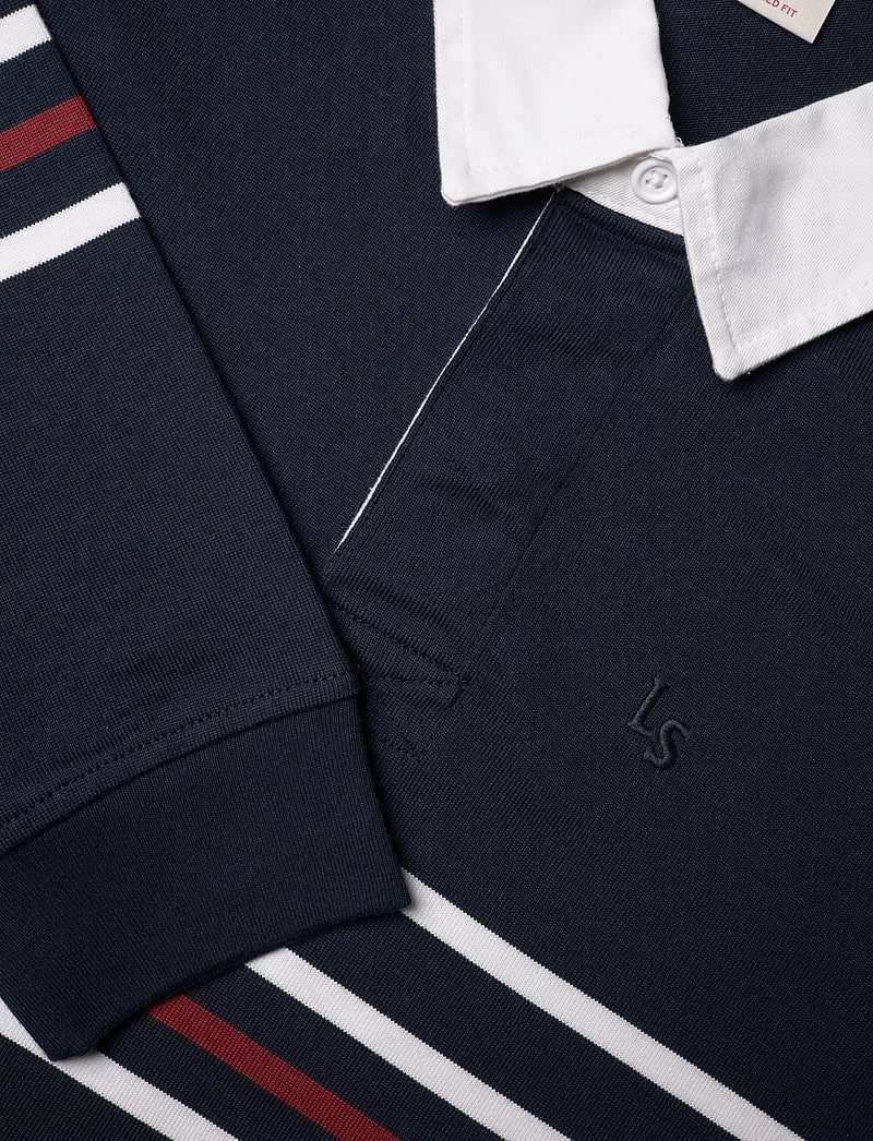 Levi's® - UNION RUGBY THEO STRIPE NAVY B - langærmede poloer - multi-color - 4