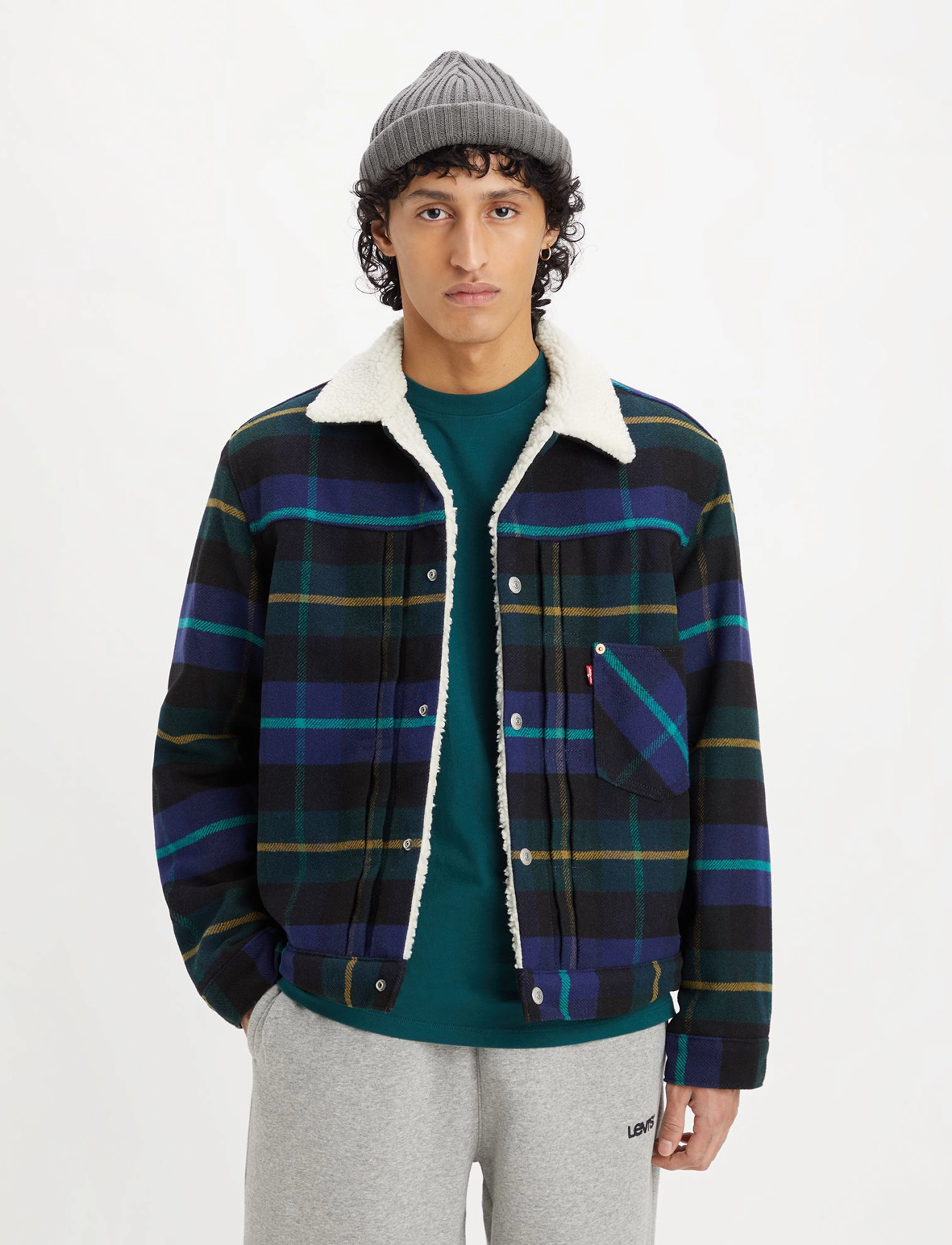 LEVI´S Men - TYPE 1 SHERPA TRUCKER LEVINSON - blues - 2