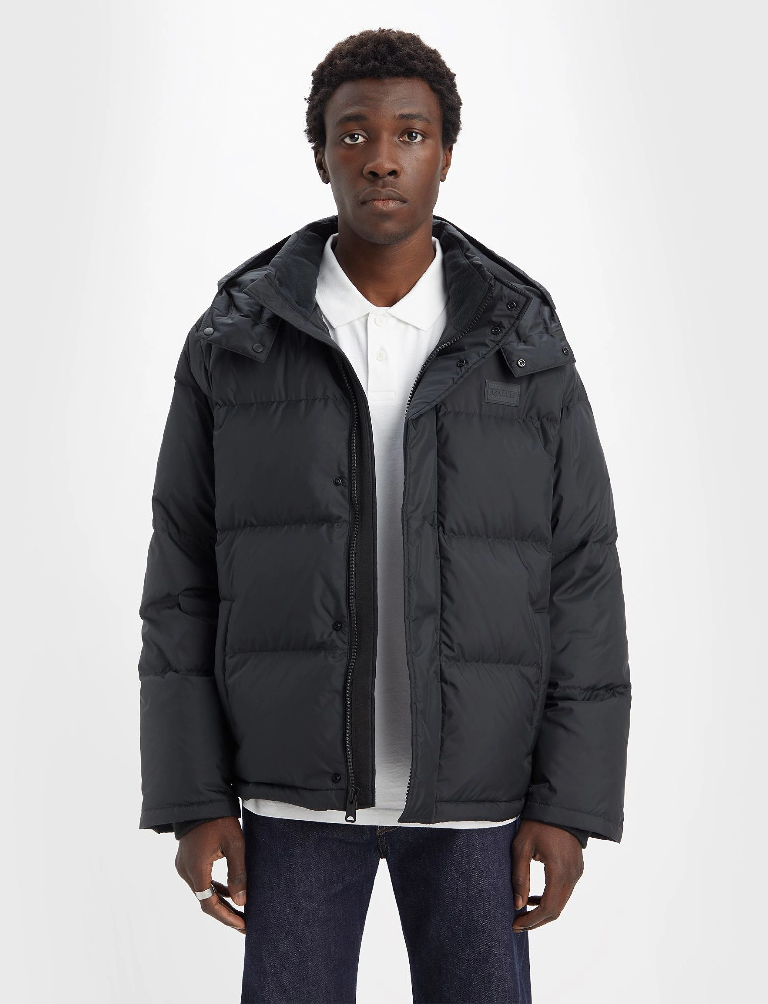 Levi's® - LAUREL SHORT PUFFER JET BLACK - blacks - 3