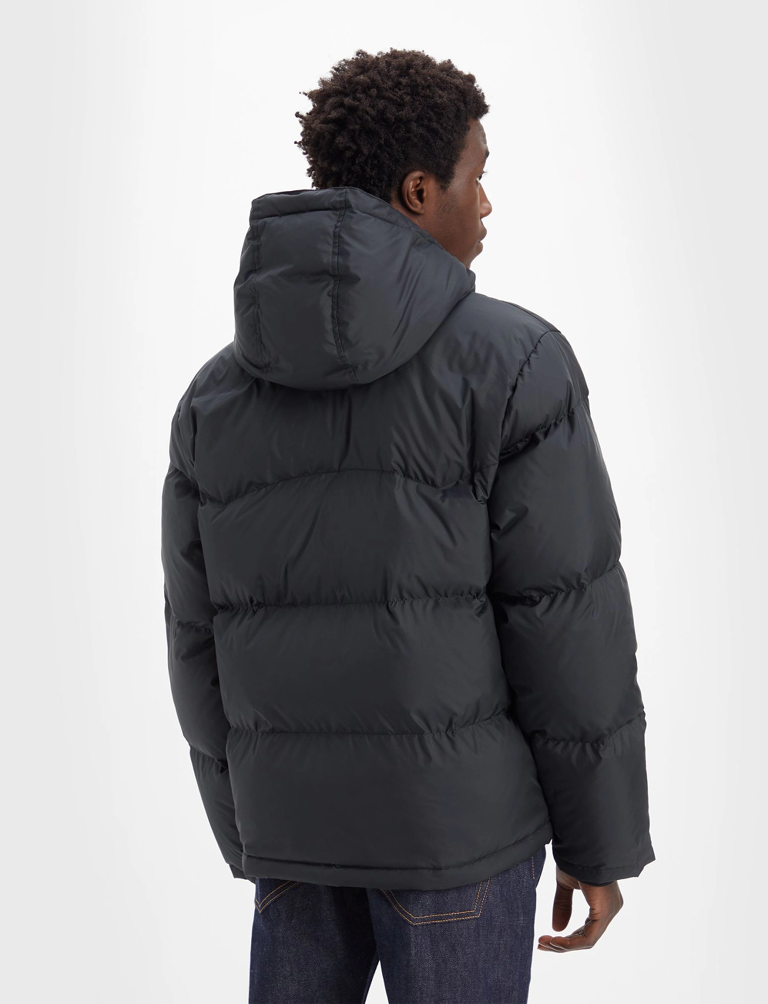 Levi's® - LAUREL SHORT PUFFER JET BLACK - blacks - 4