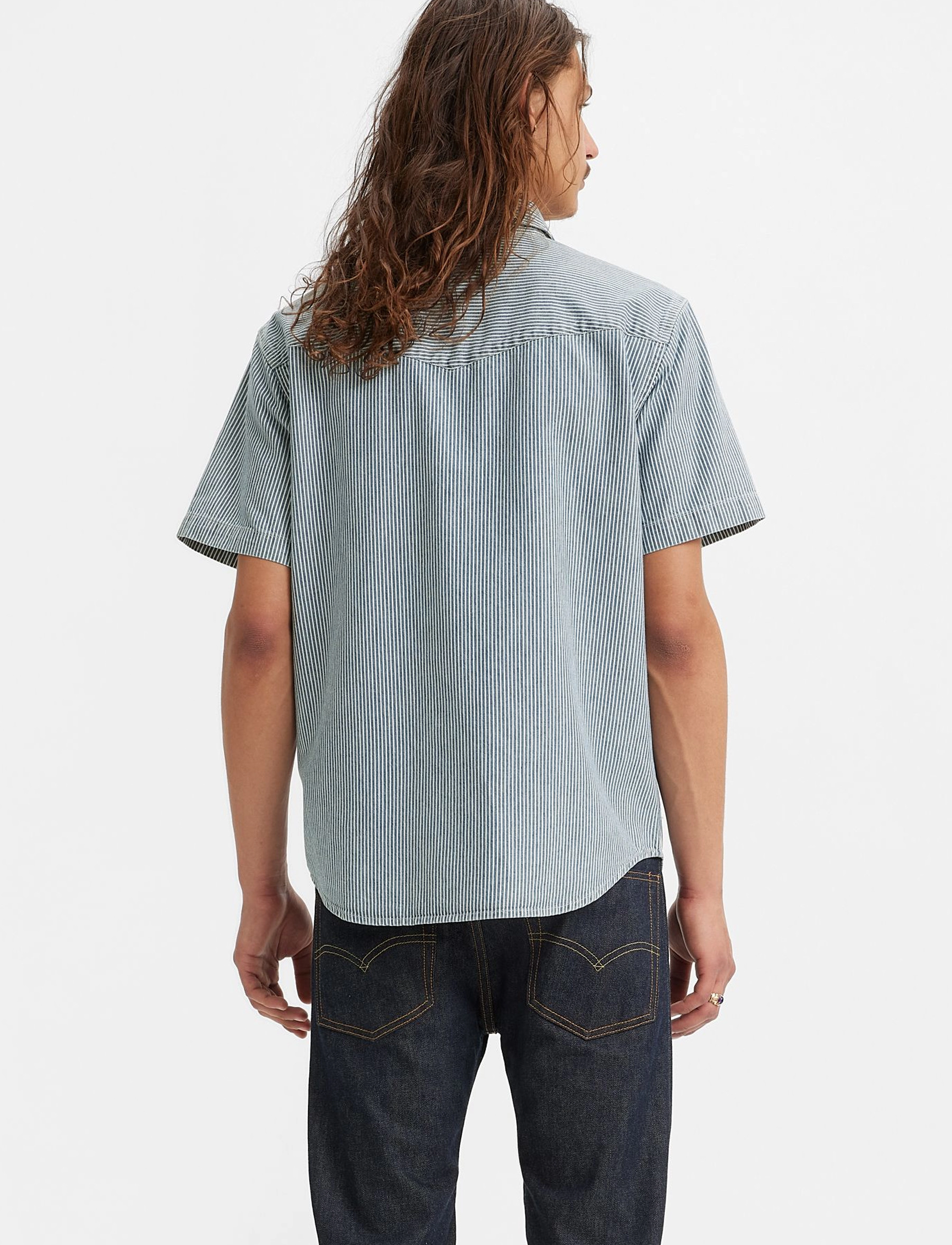 Levi's® - SS RELAXED FIT WESTERN VANDER - blues - 4